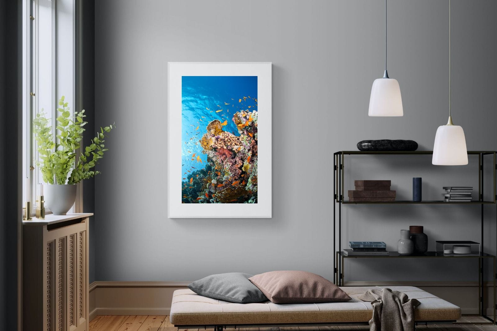Reef-Wall_Art-100 x 150cm-Framed Print-White-Pixalot