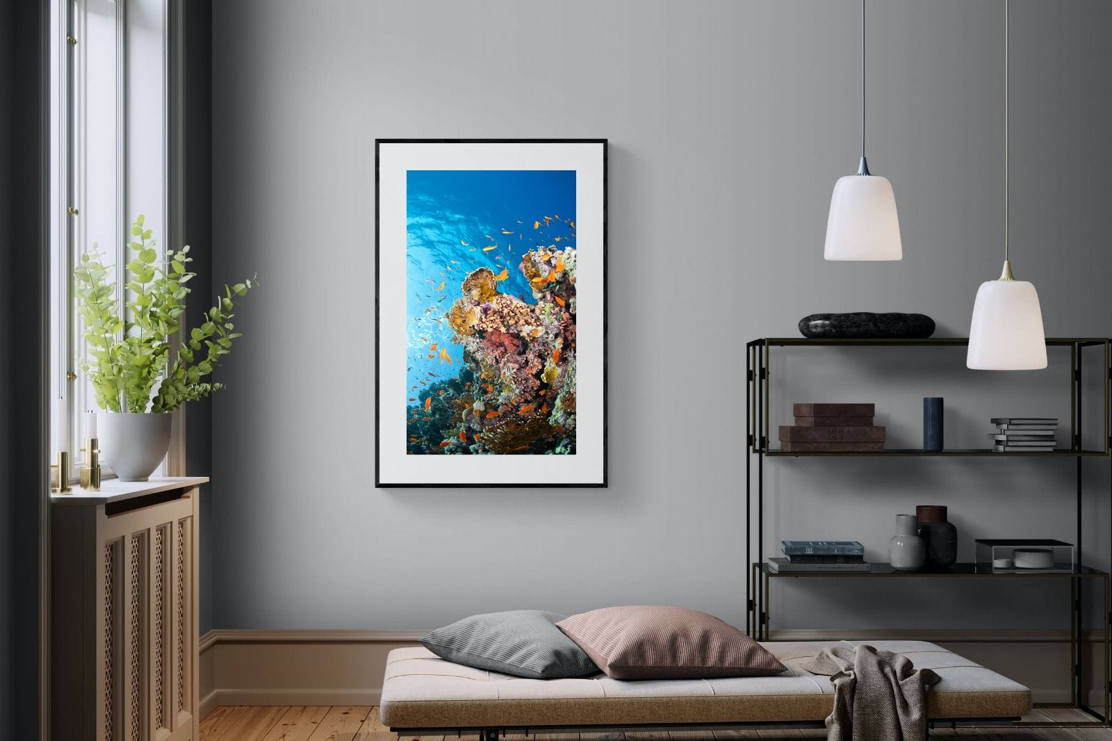 Reef-Wall_Art-100 x 150cm-Framed Print-Black-Pixalot