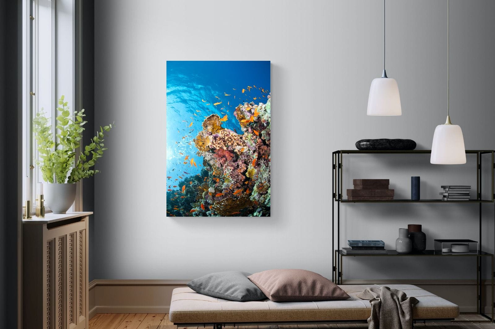 Reef-Wall_Art-100 x 150cm-Mounted Canvas-No Frame-Pixalot