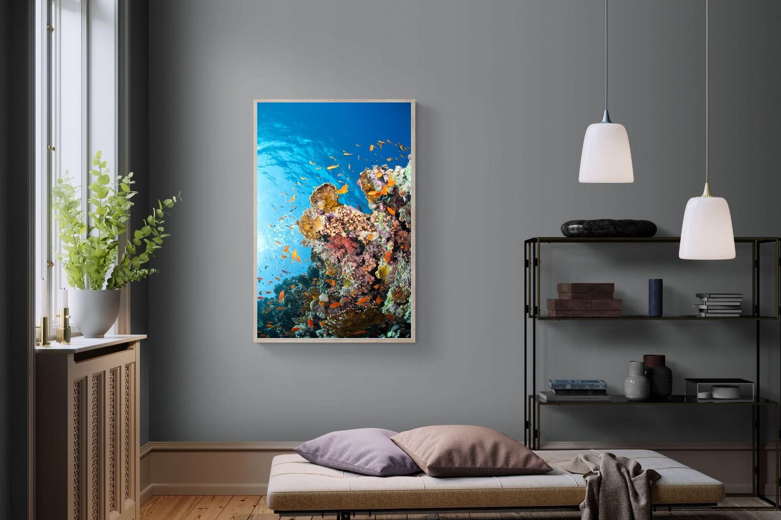 Reef-Wall_Art-100 x 150cm-Mounted Canvas-Wood-Pixalot