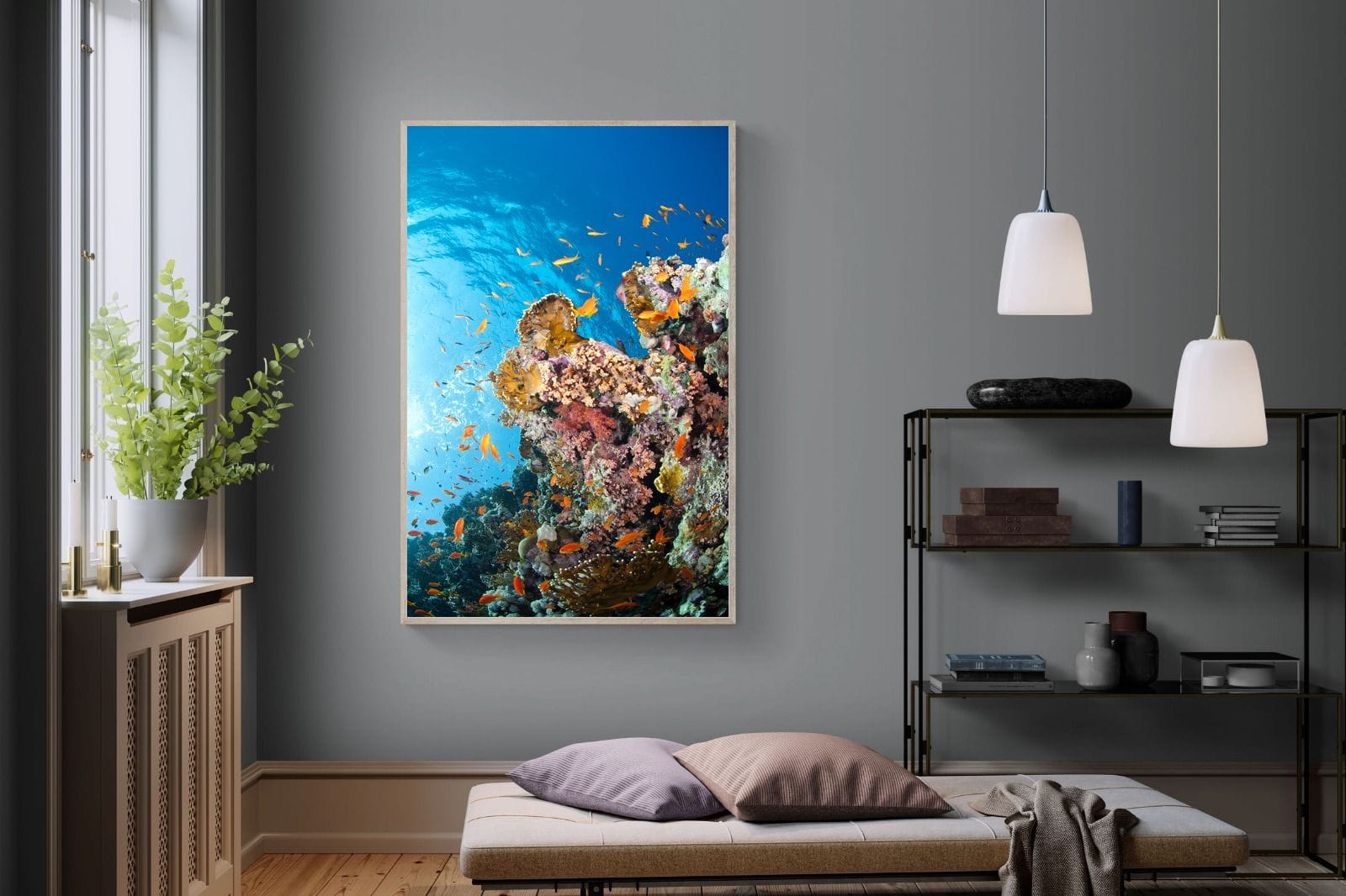 Reef-Wall_Art-120 x 180cm-Mounted Canvas-Wood-Pixalot