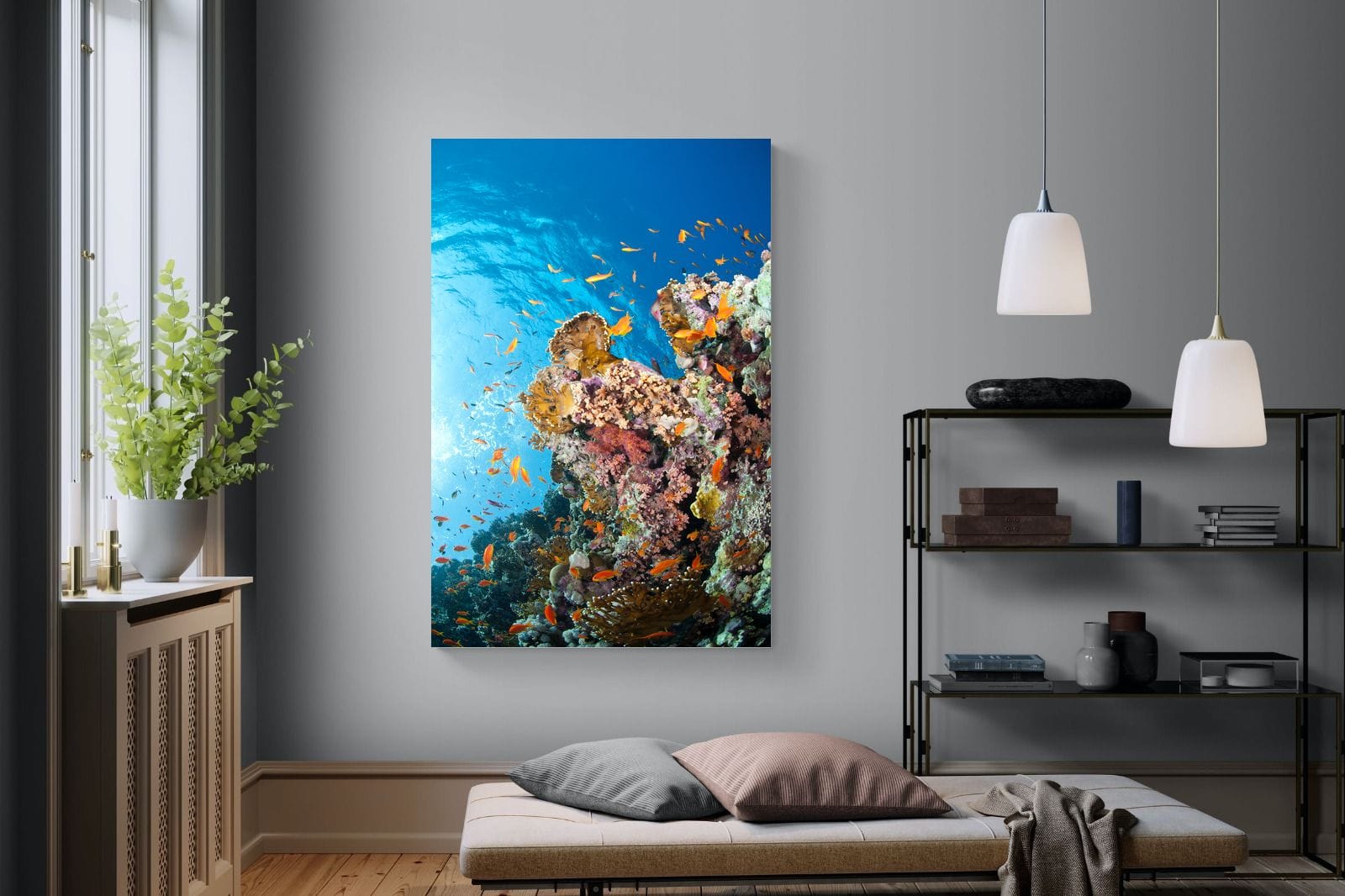Reef-Wall_Art-120 x 180cm-Mounted Canvas-No Frame-Pixalot