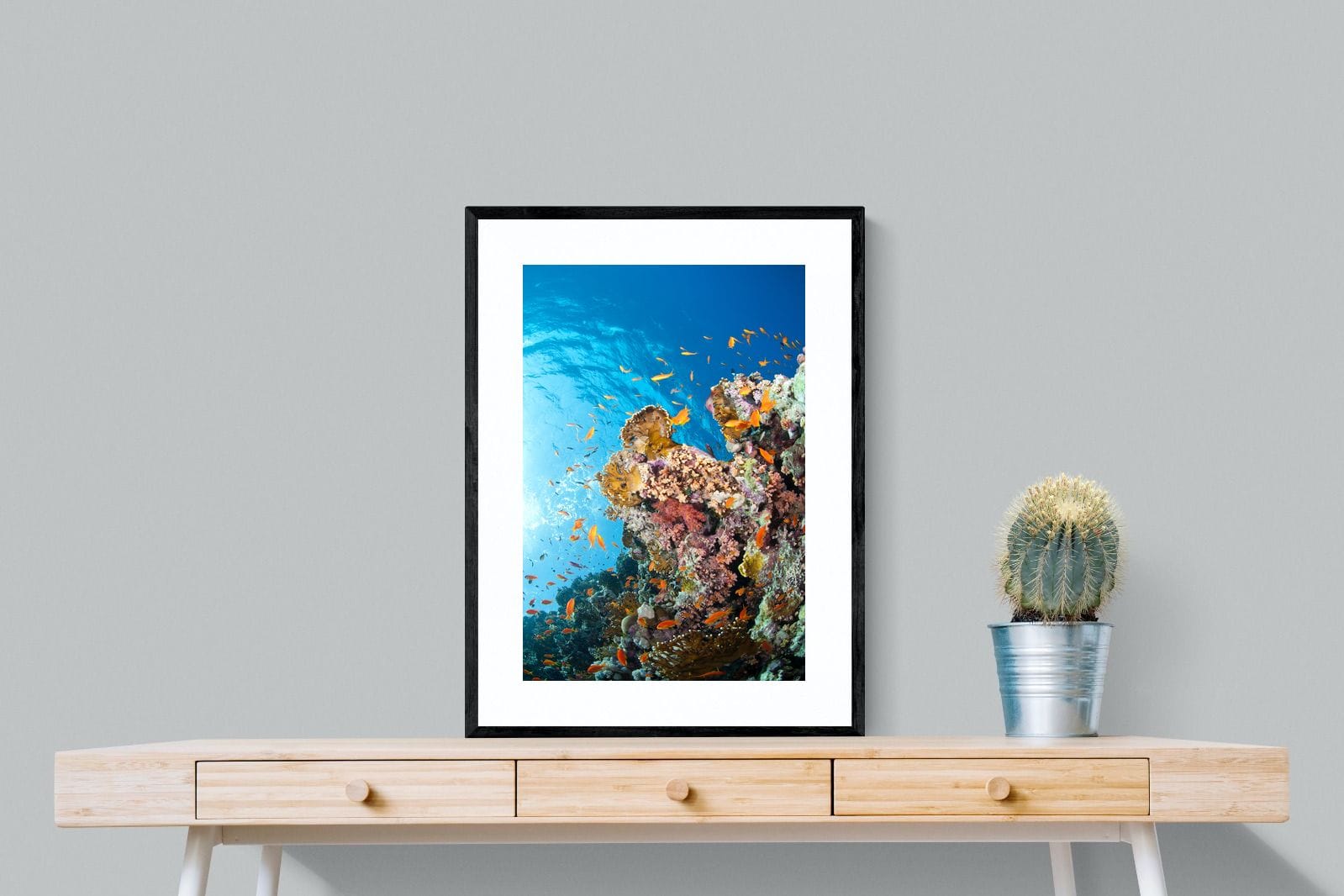 Reef-Wall_Art-60 x 80cm-Framed Print-Black-Pixalot