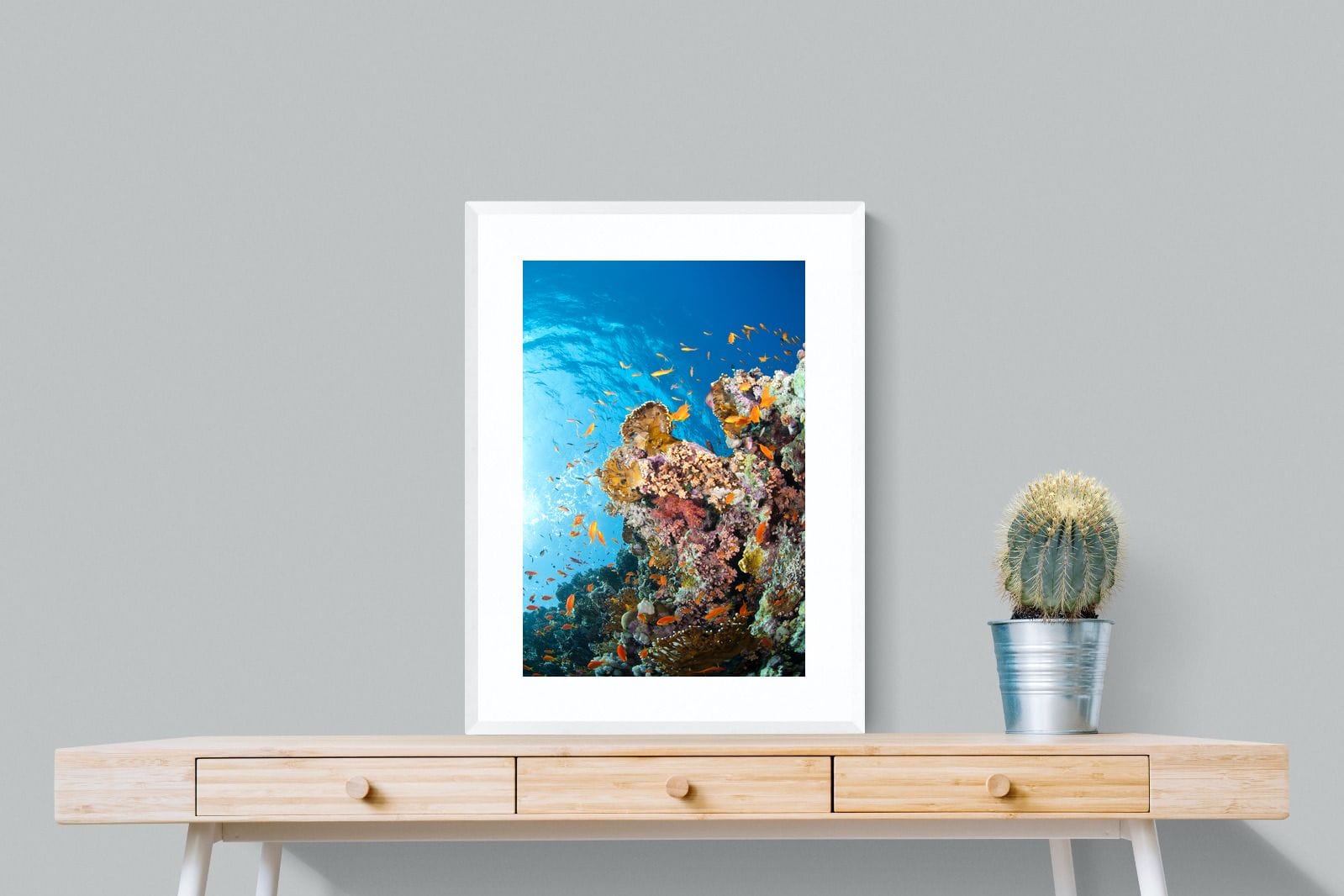 Reef-Wall_Art-60 x 80cm-Framed Print-White-Pixalot