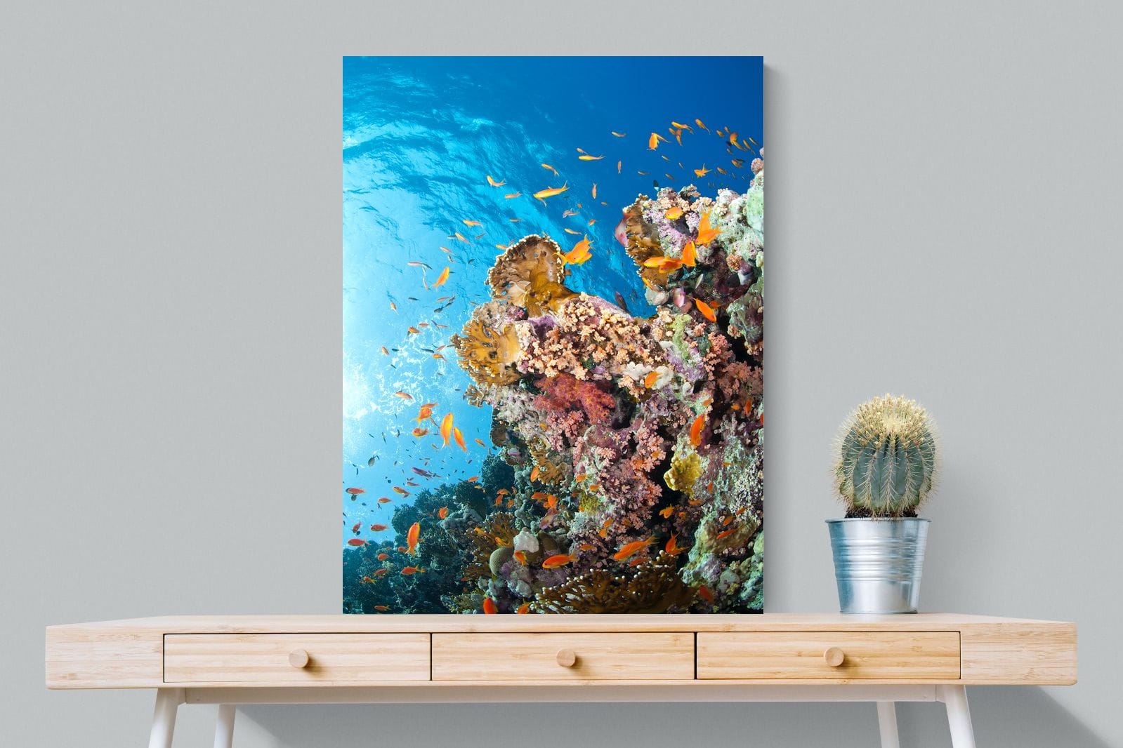 Reef-Wall_Art-75 x 100cm-Mounted Canvas-No Frame-Pixalot