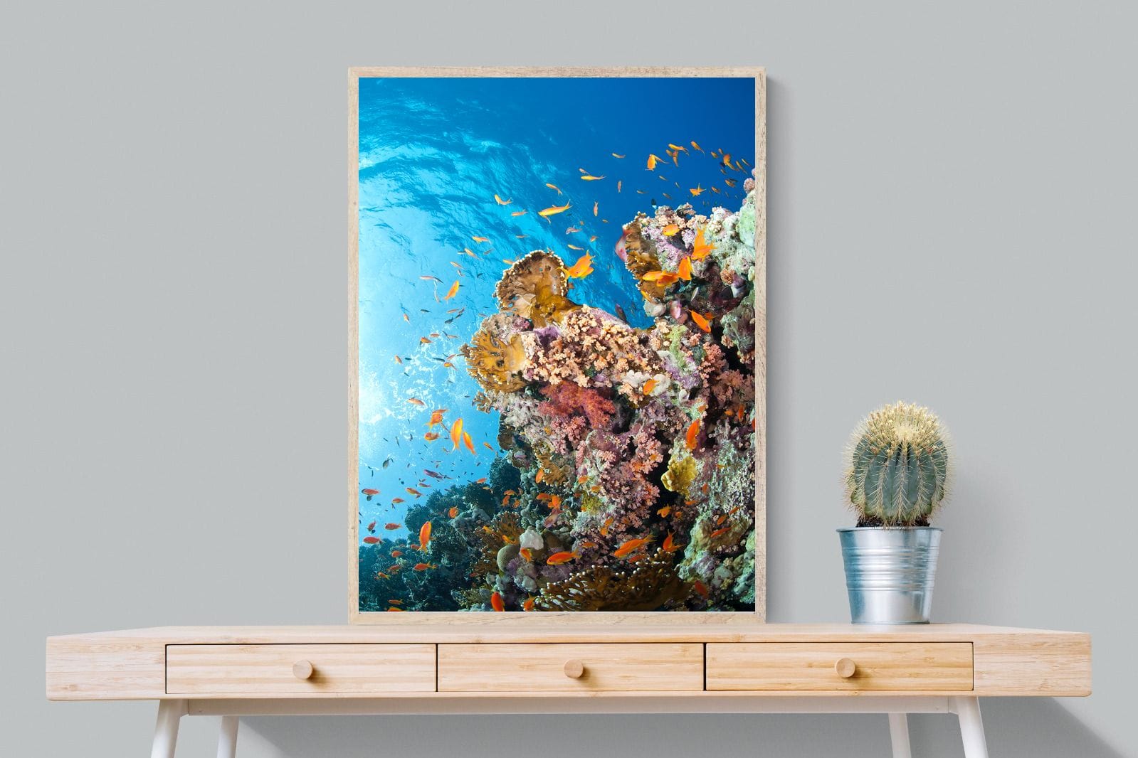 Reef-Wall_Art-75 x 100cm-Mounted Canvas-Wood-Pixalot