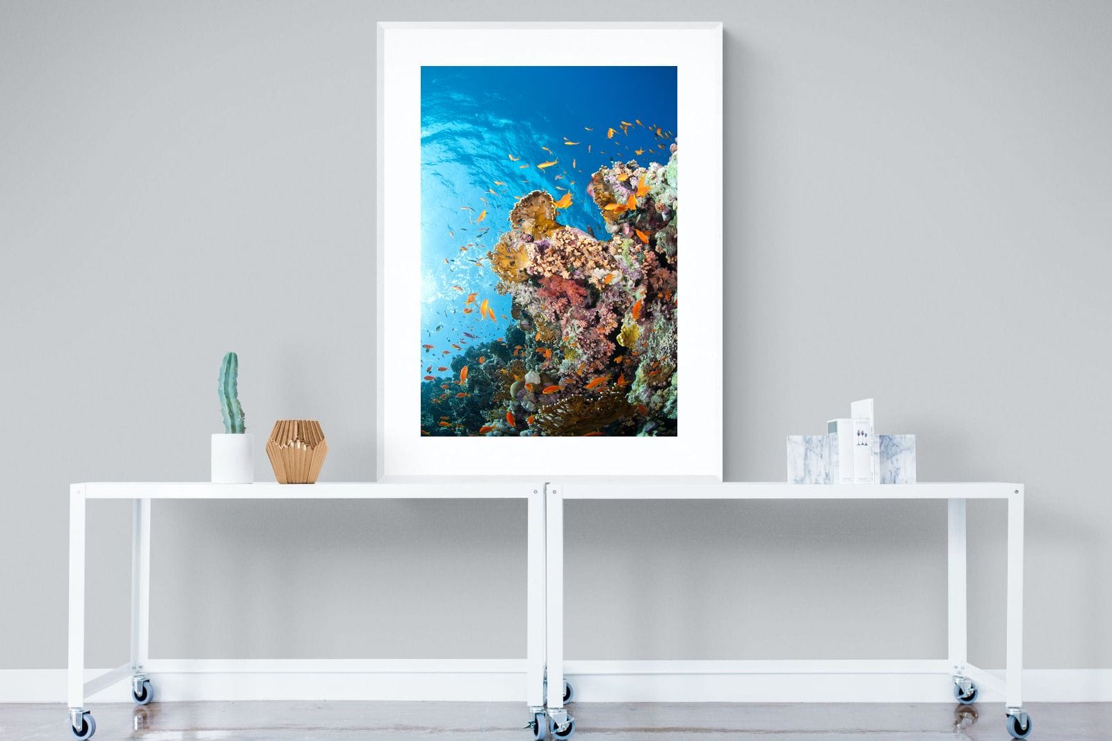 Reef-Wall_Art-90 x 120cm-Framed Print-White-Pixalot