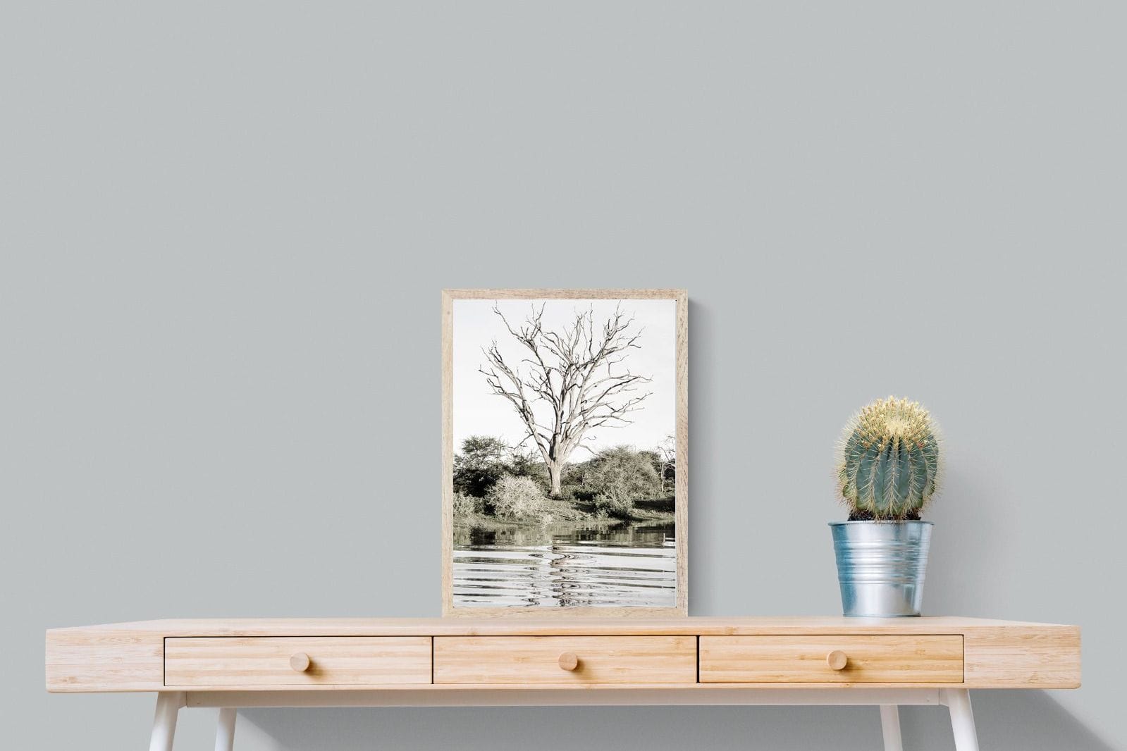 Reflective Ripples-Wall_Art-45 x 60cm-Mounted Canvas-Wood-Pixalot