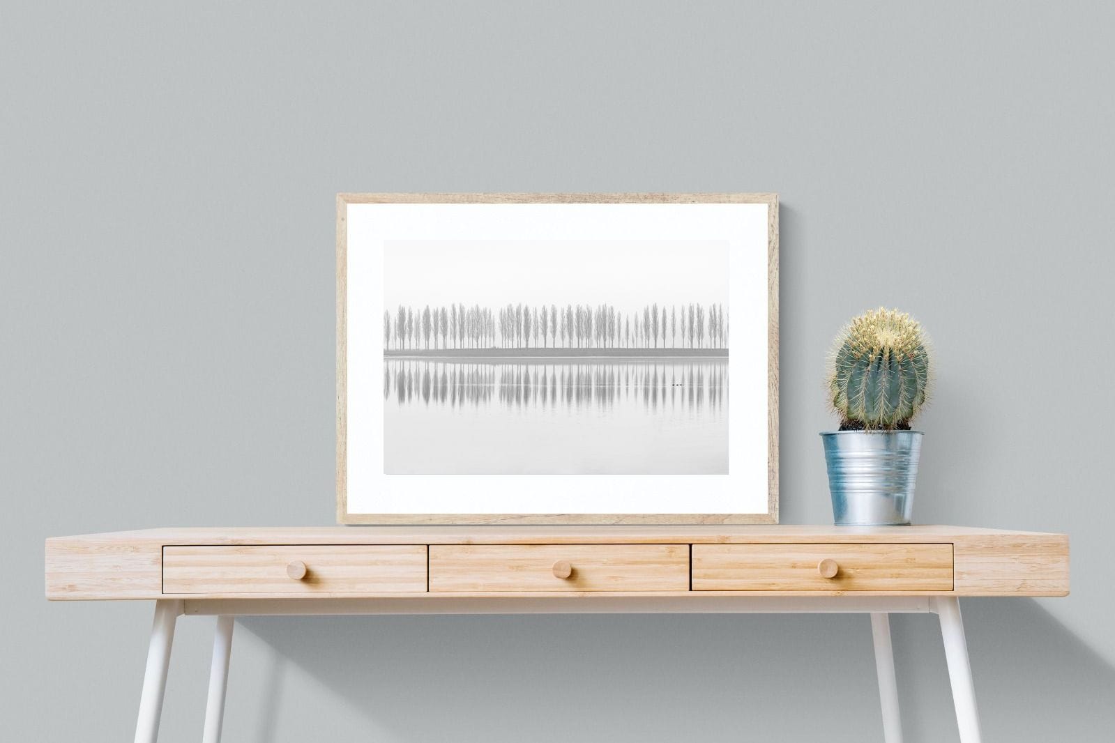 Rhine-Wall_Art-80 x 60cm-Framed Print-Wood-Pixalot