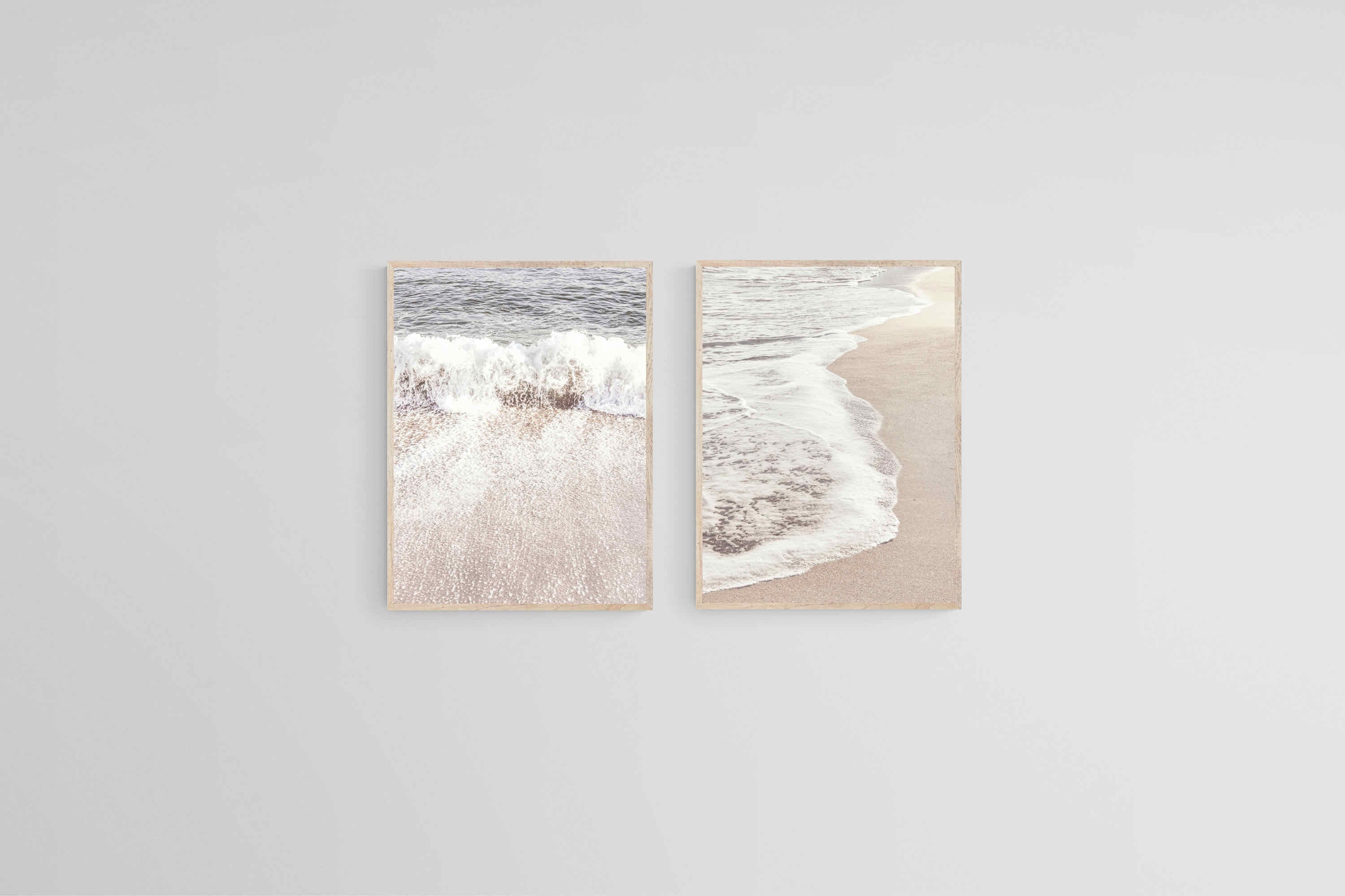 Rising Tide Set-Wall_Art-45 x 60cm (x2)-Mounted Canvas-Wood-Pixalot