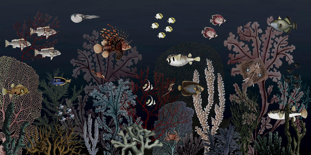 Roaring Reef (Dark)-Wall_Art-Pixalot
