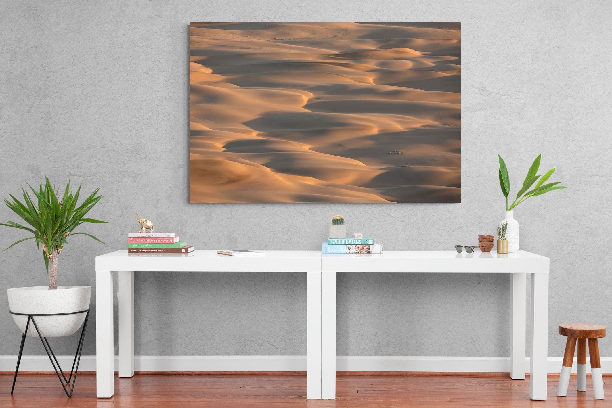 Sand Dunes-Wall_Art-150 x 100cm-Mounted Canvas-No Frame-Pixalot