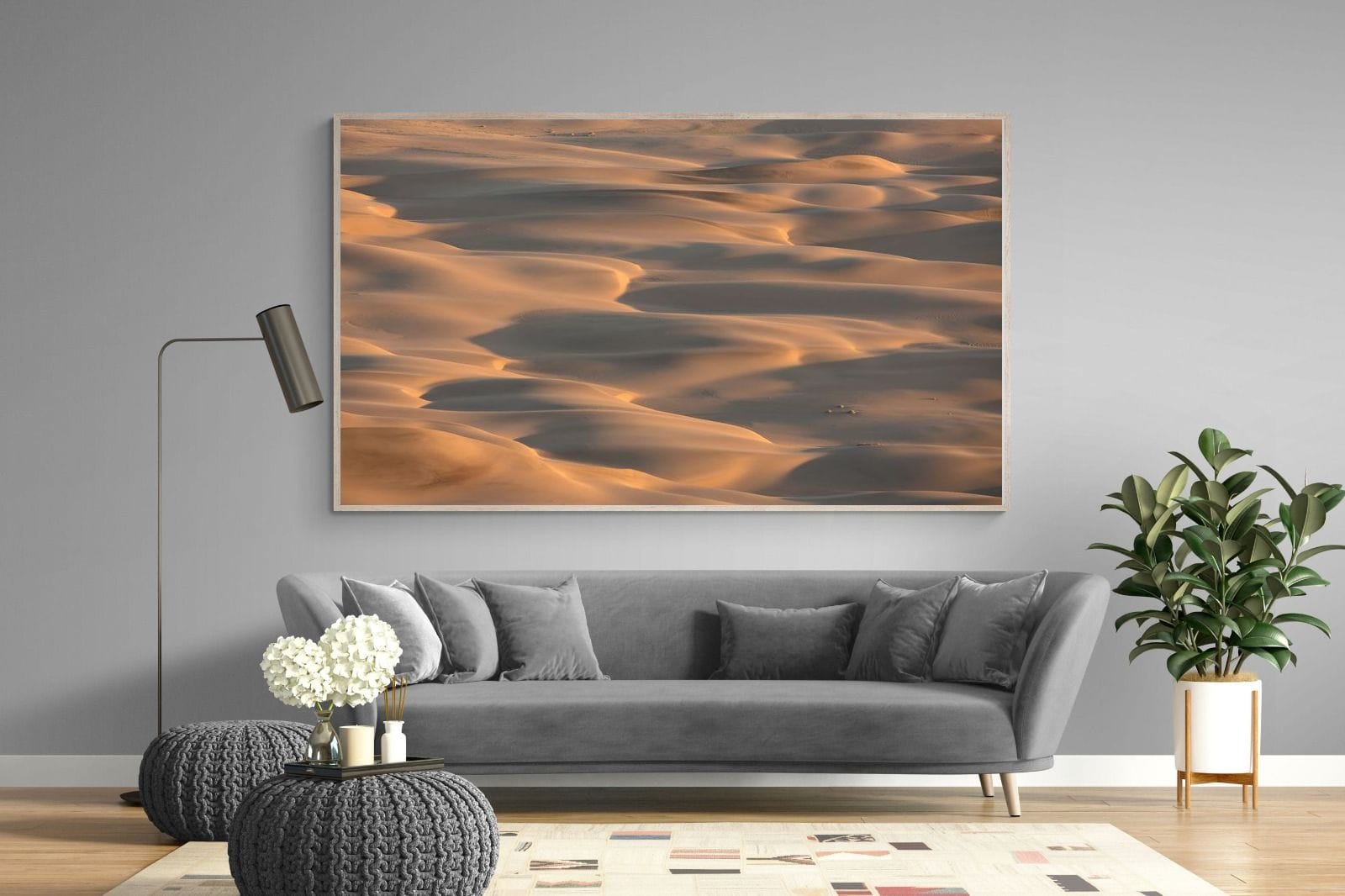 Sand Dunes-Wall_Art-220 x 130cm-Mounted Canvas-Wood-Pixalot