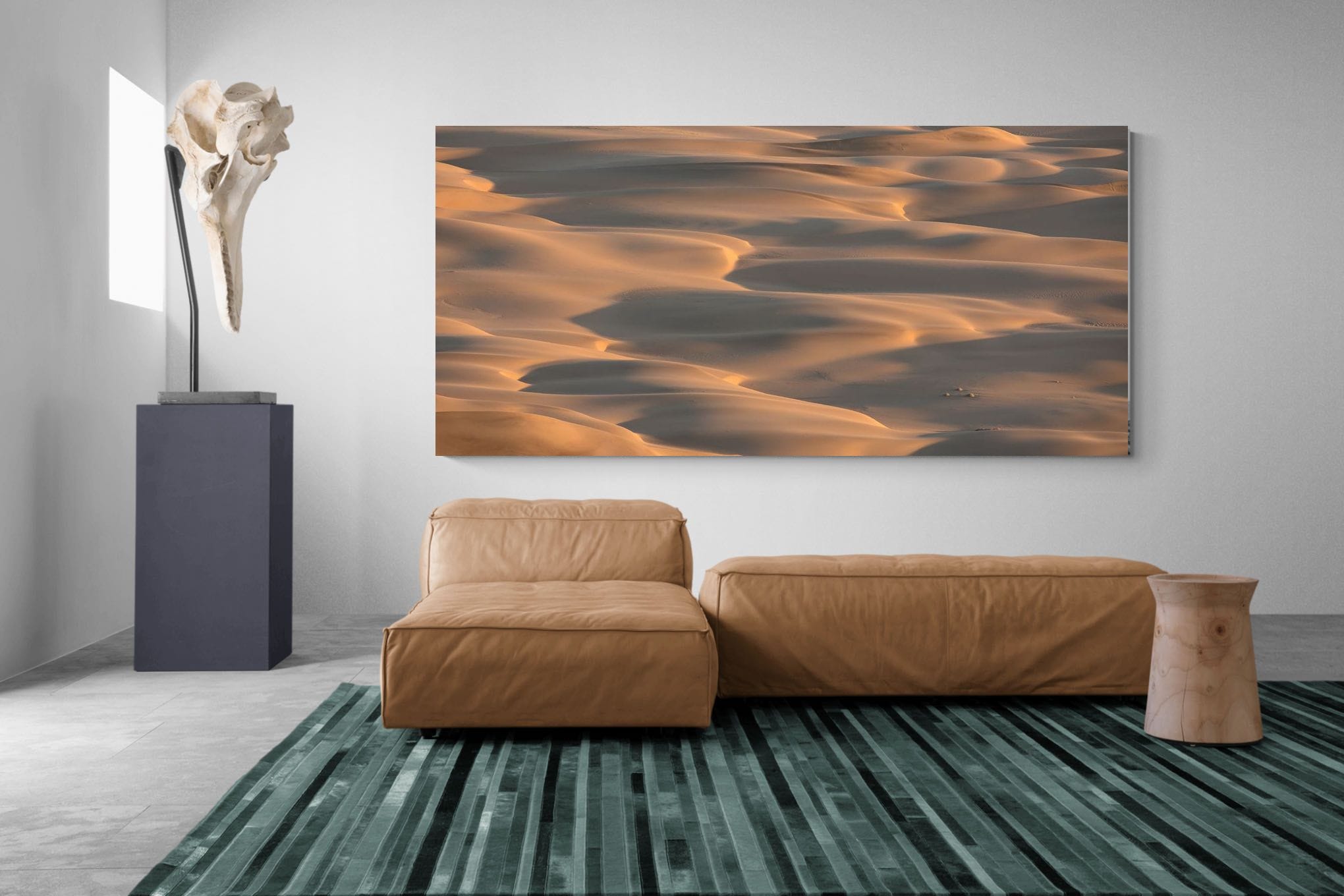 Sand Dunes-Wall_Art-275 x 130cm-Mounted Canvas-No Frame-Pixalot
