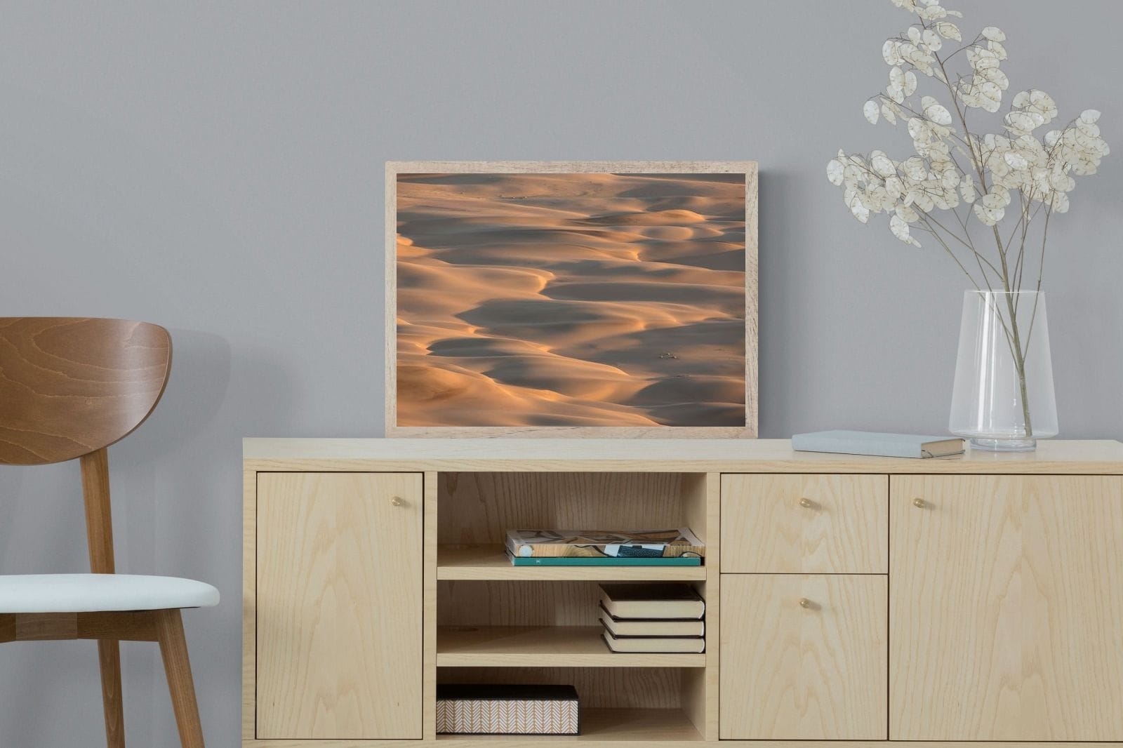 Sand Dunes-Wall_Art-60 x 45cm-Mounted Canvas-Wood-Pixalot