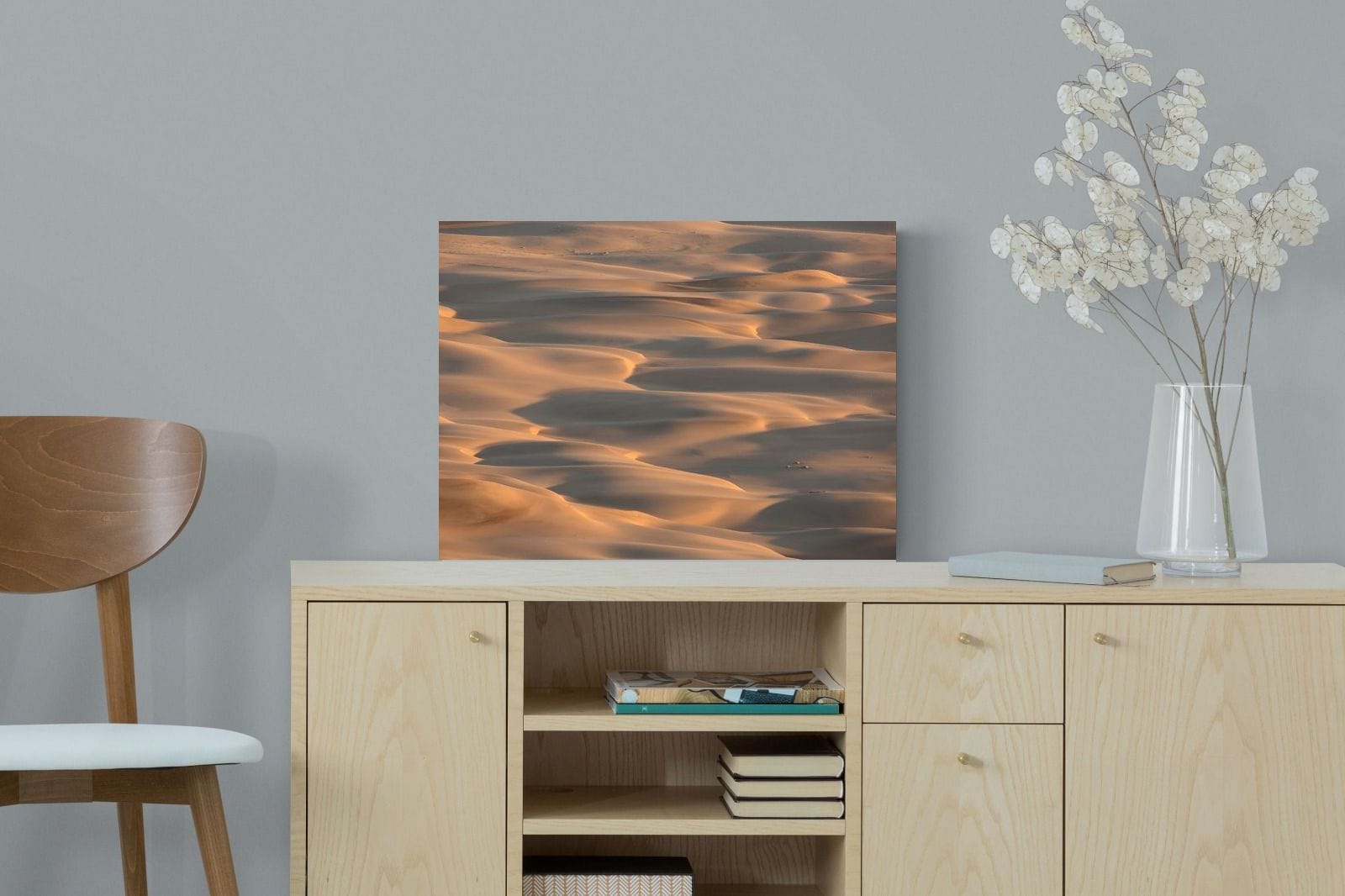 Sand Dunes-Wall_Art-60 x 45cm-Mounted Canvas-No Frame-Pixalot