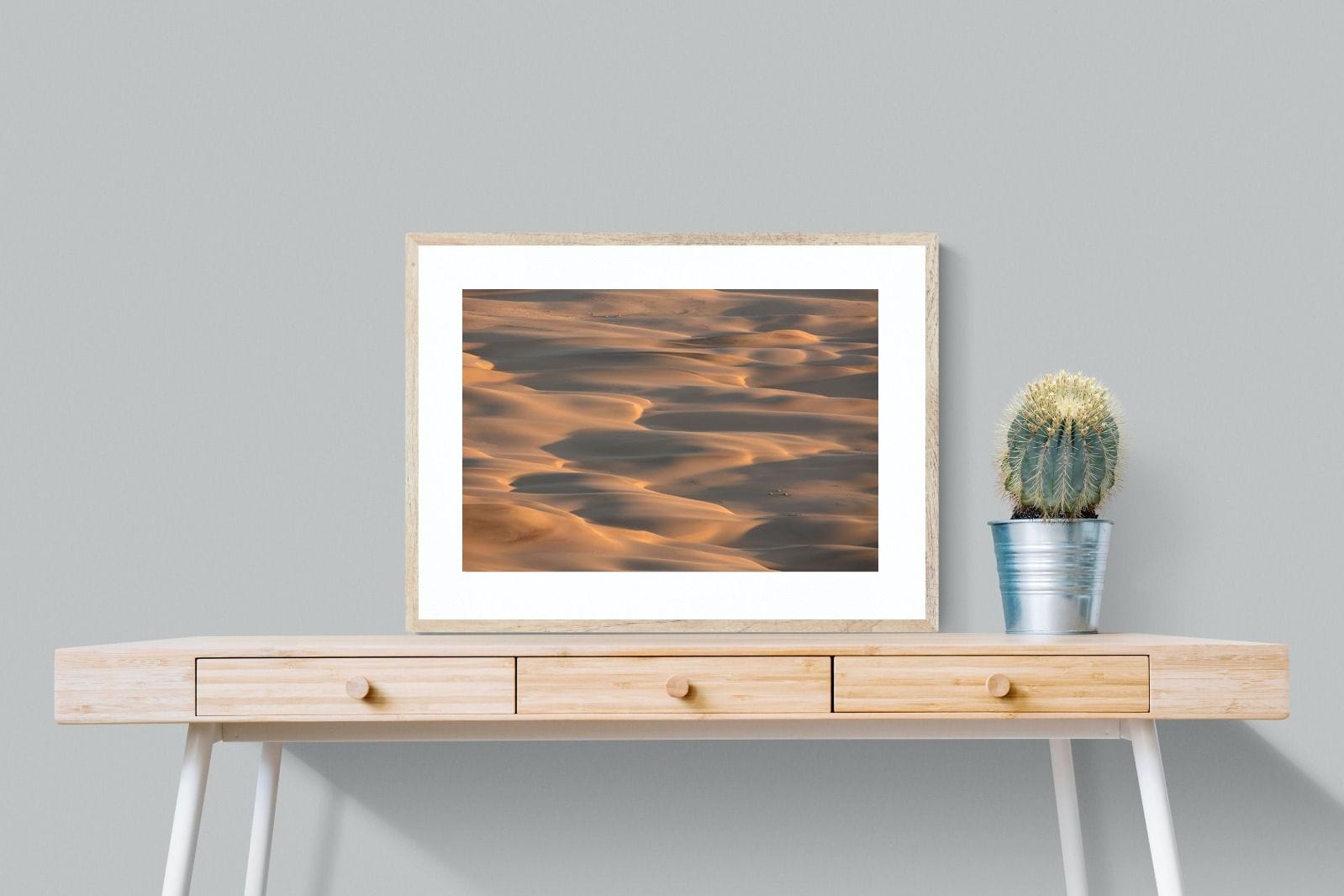 Sand Dunes-Wall_Art-80 x 60cm-Framed Print-Wood-Pixalot