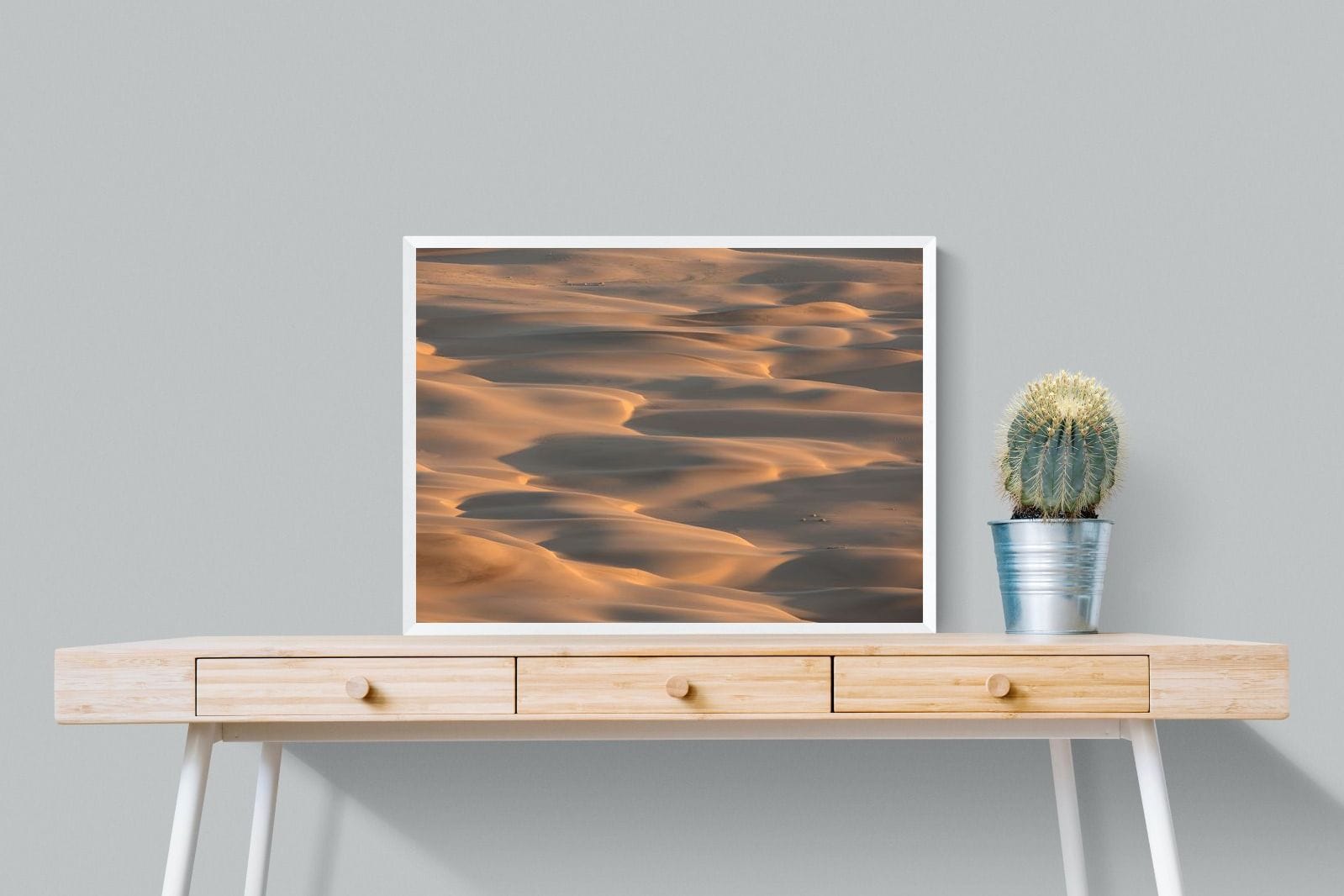Sand Dunes-Wall_Art-80 x 60cm-Mounted Canvas-White-Pixalot