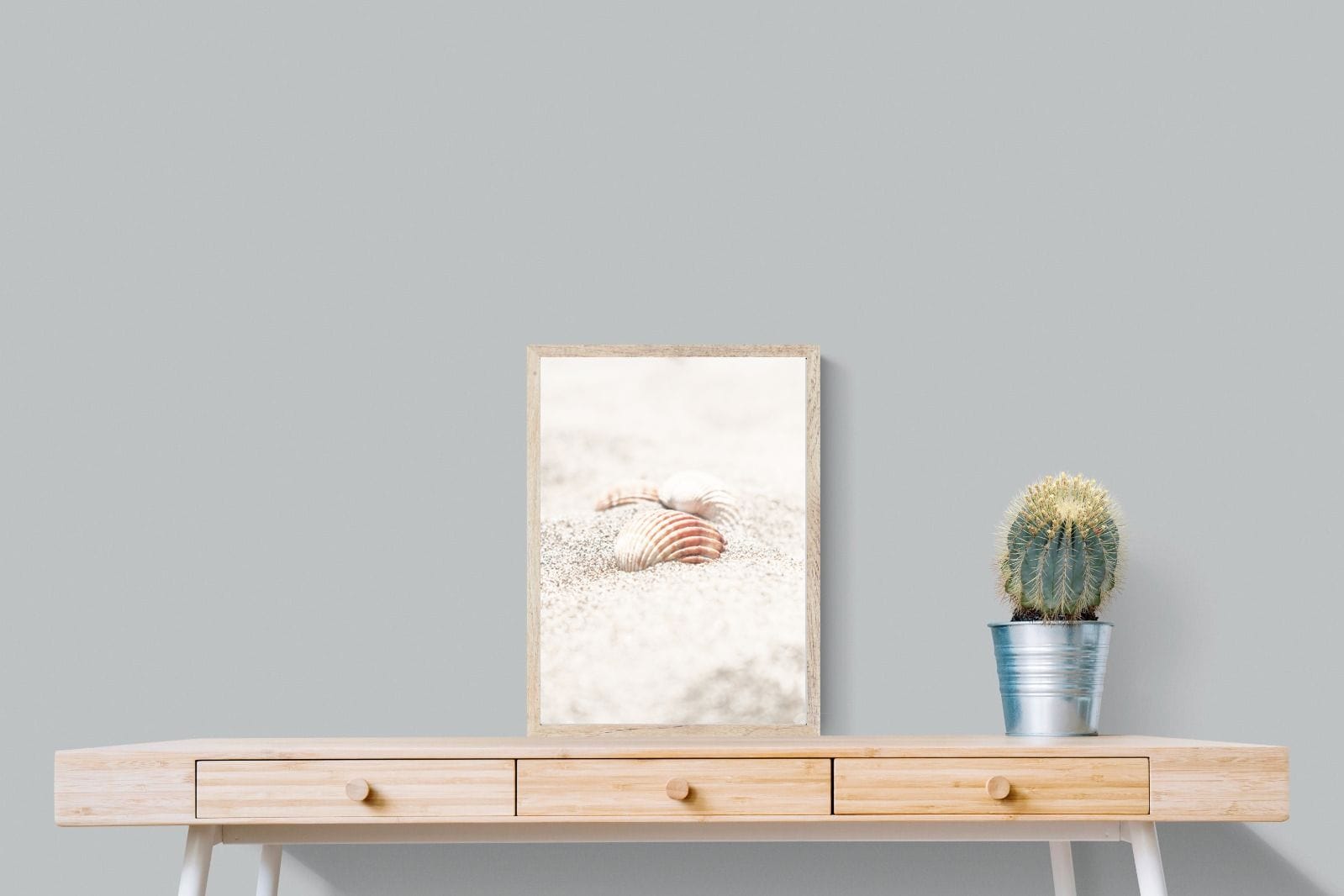 Sand Shell-Wall_Art-45 x 60cm-Mounted Canvas-Wood-Pixalot