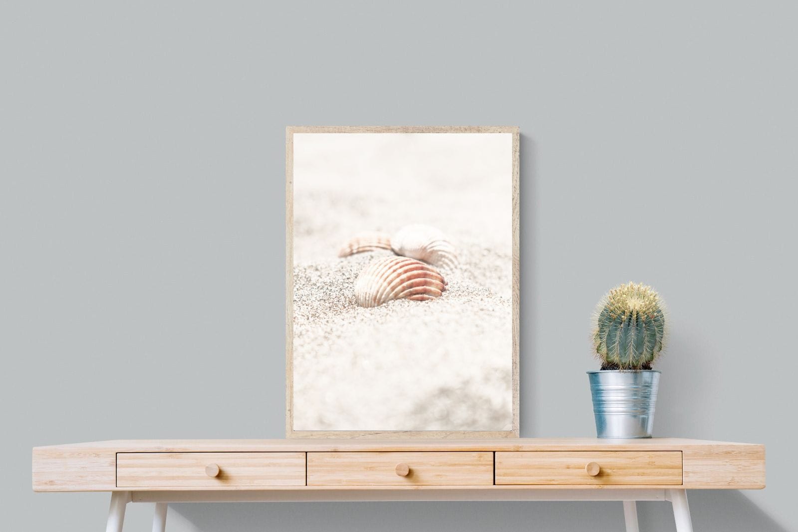 Sand Shell-Wall_Art-60 x 80cm-Mounted Canvas-Wood-Pixalot