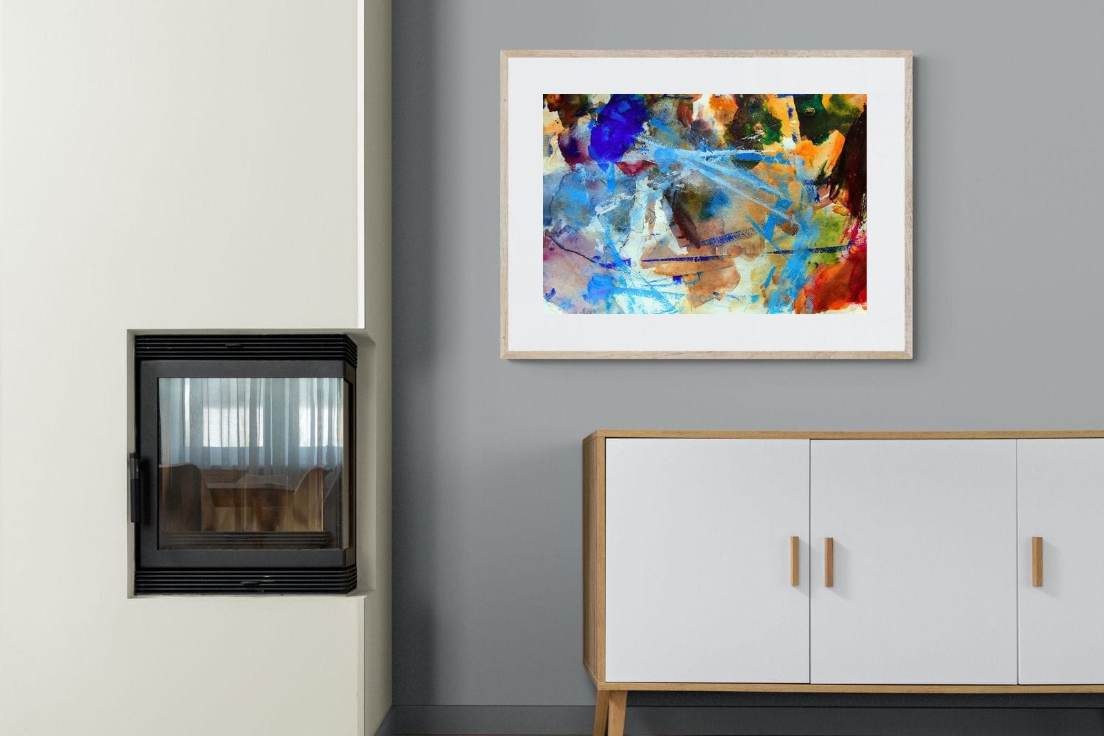 Scribe-Wall_Art-100 x 75cm-Framed Print-Wood-Pixalot