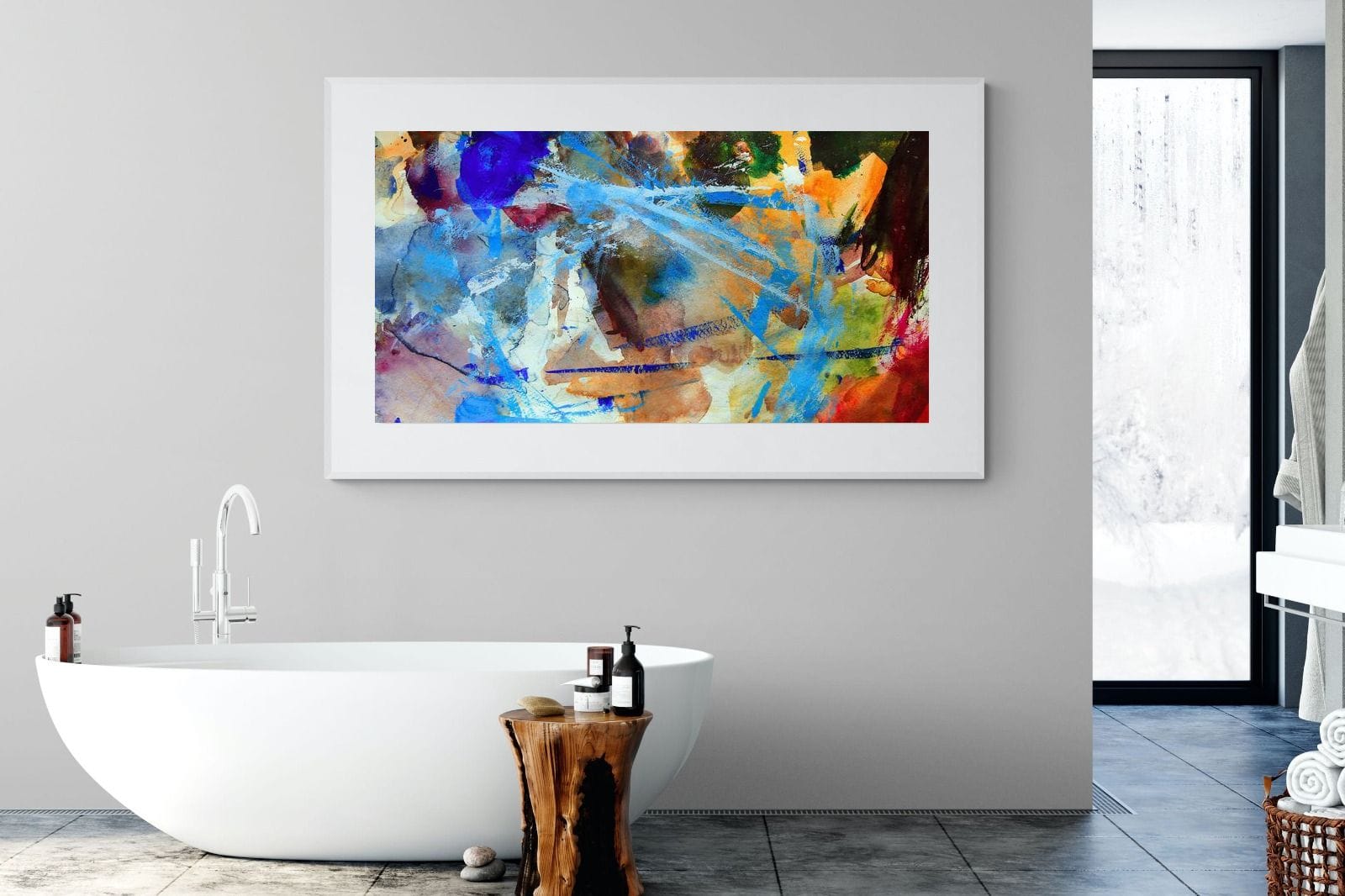 Scribe-Wall_Art-180 x 110cm-Framed Print-White-Pixalot