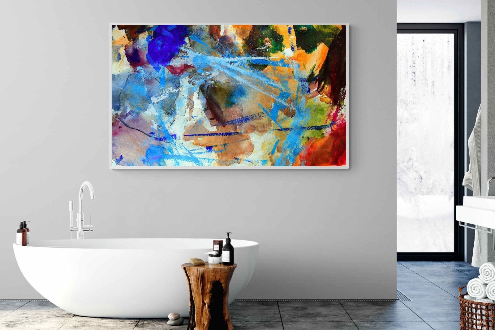 Scribe-Wall_Art-180 x 110cm-Mounted Canvas-White-Pixalot