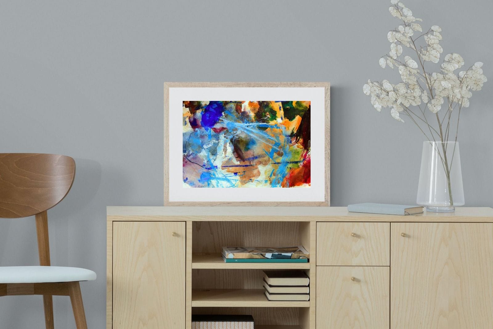 Scribe-Wall_Art-60 x 45cm-Framed Print-Wood-Pixalot