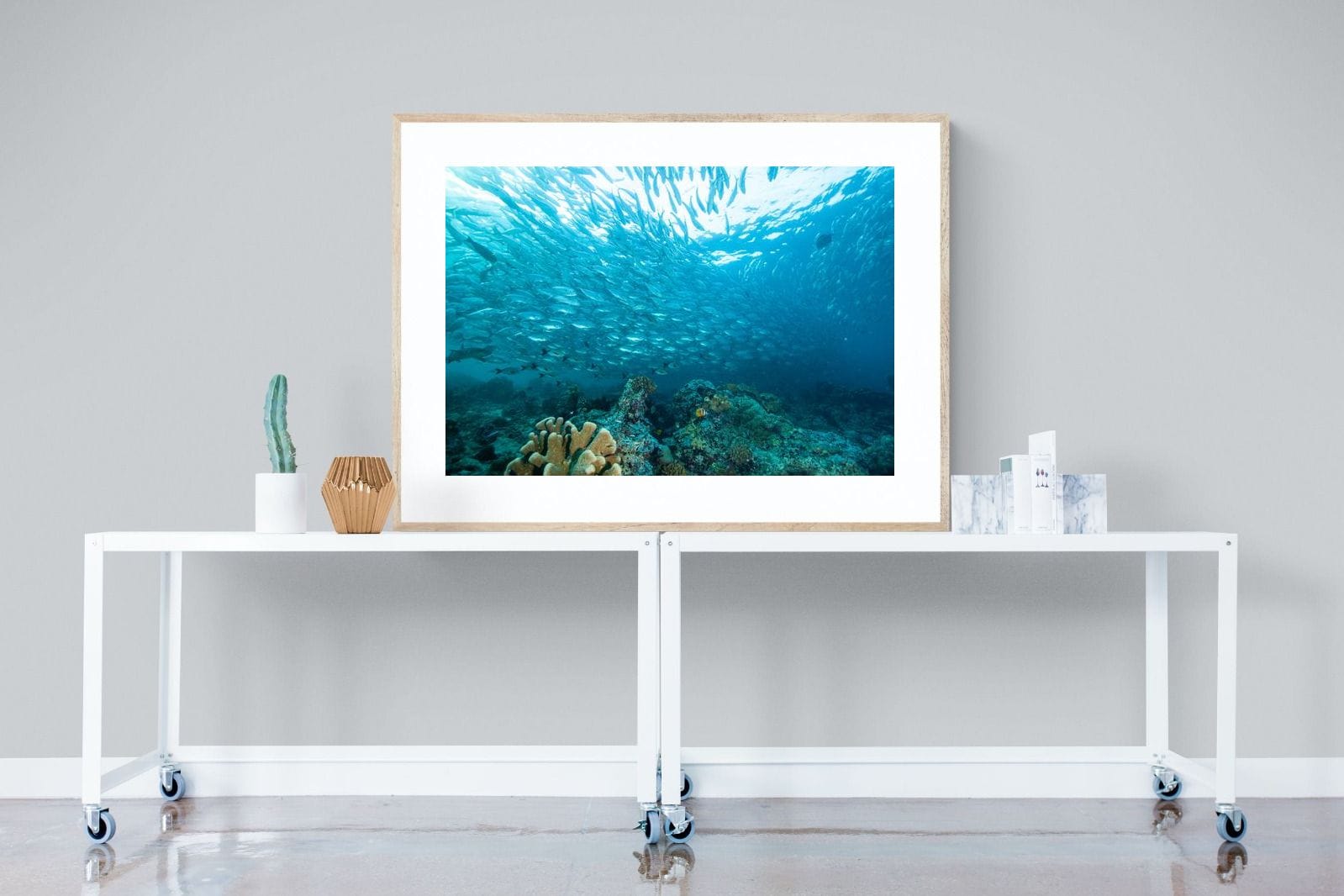 Seabed-Wall_Art-120 x 90cm-Framed Print-Wood-Pixalot