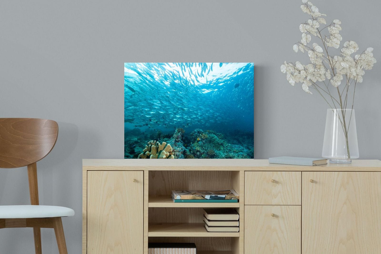 Seabed-Wall_Art-60 x 45cm-Mounted Canvas-No Frame-Pixalot