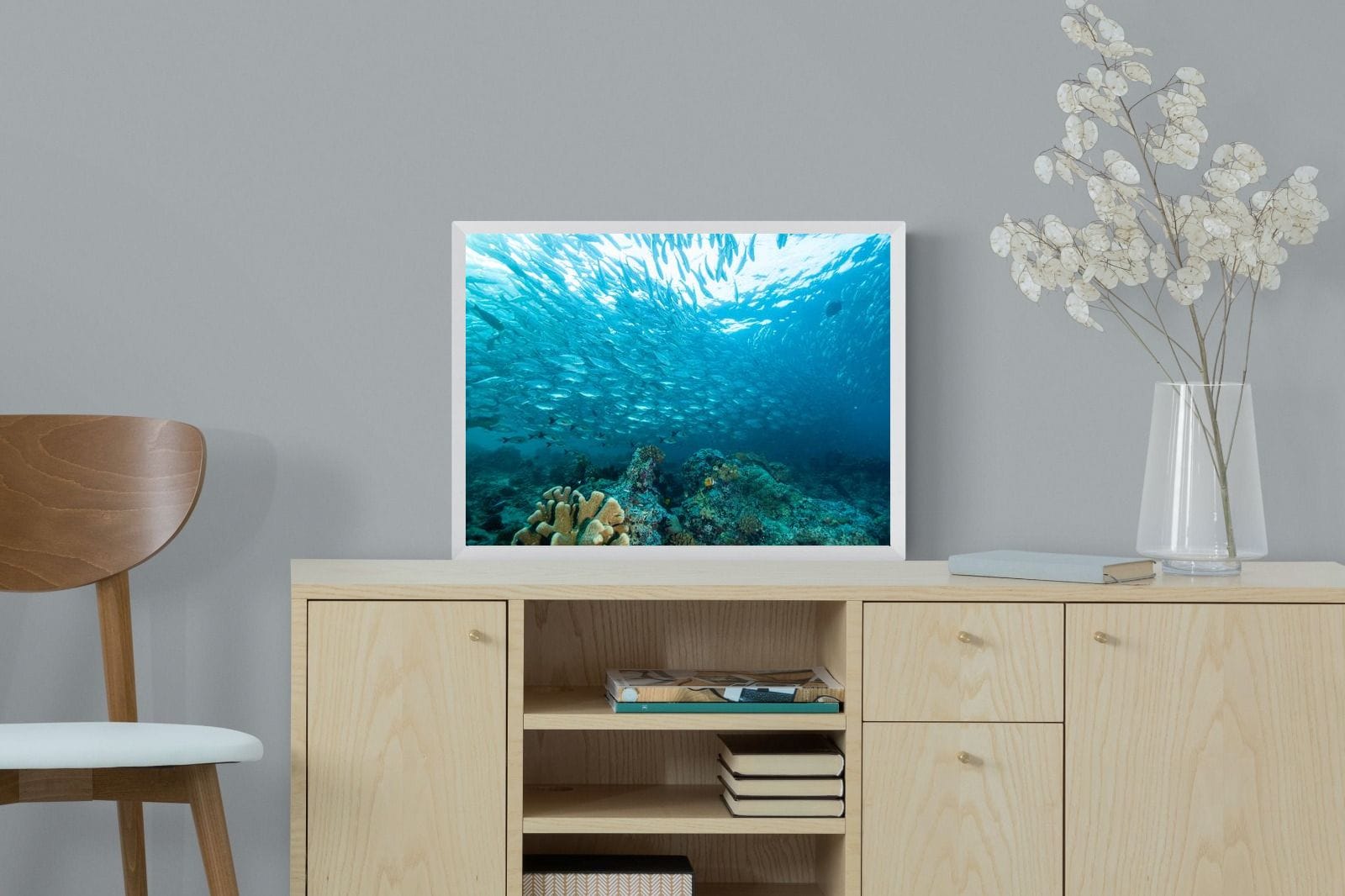 Seabed-Wall_Art-60 x 45cm-Mounted Canvas-White-Pixalot