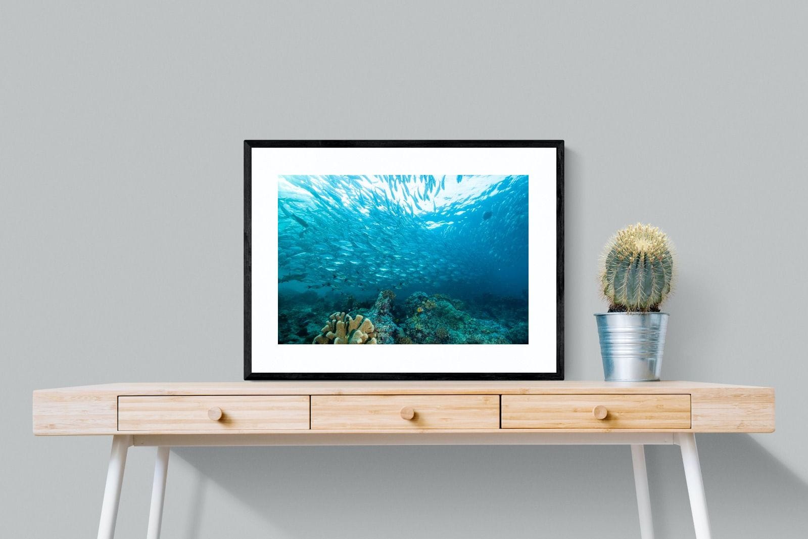 Seabed-Wall_Art-80 x 60cm-Framed Print-Black-Pixalot