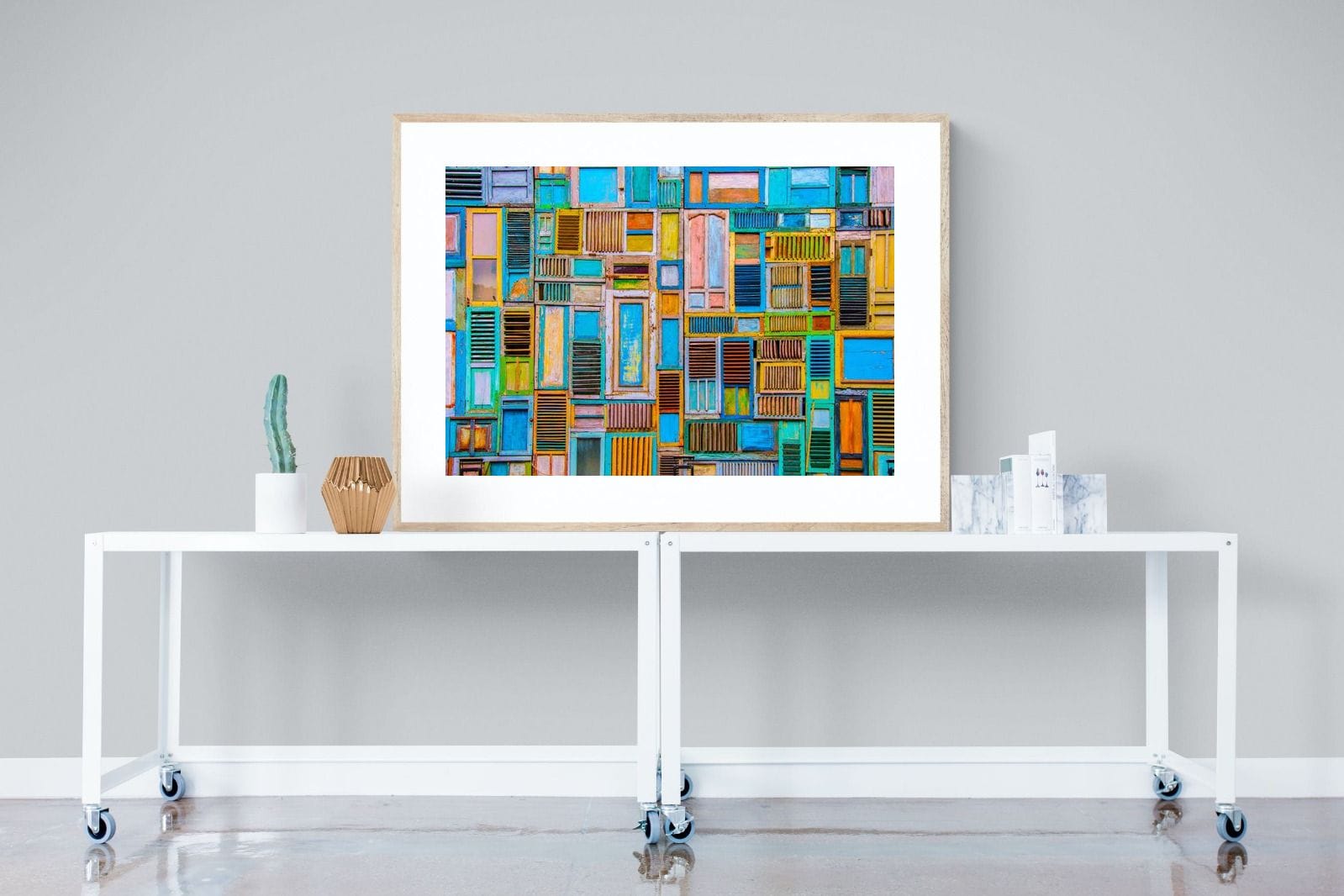 Shut the Door-Wall_Art-120 x 90cm-Framed Print-Wood-Pixalot