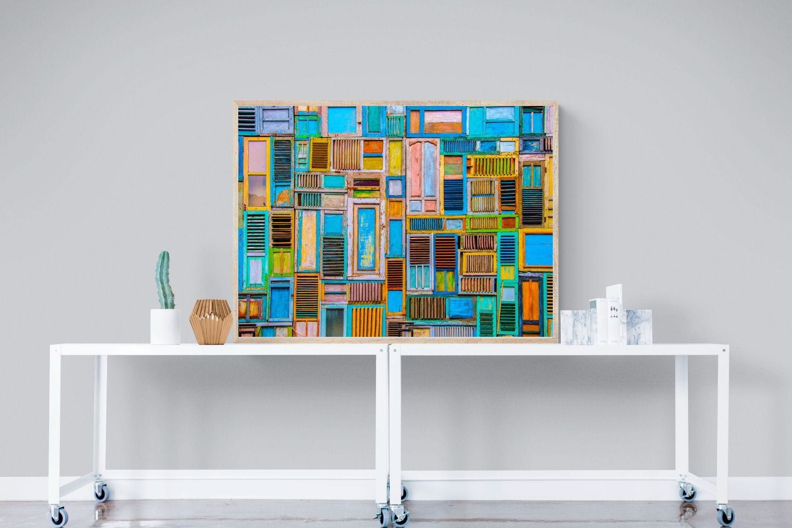 Shut the Door-Wall_Art-120 x 90cm-Mounted Canvas-Wood-Pixalot