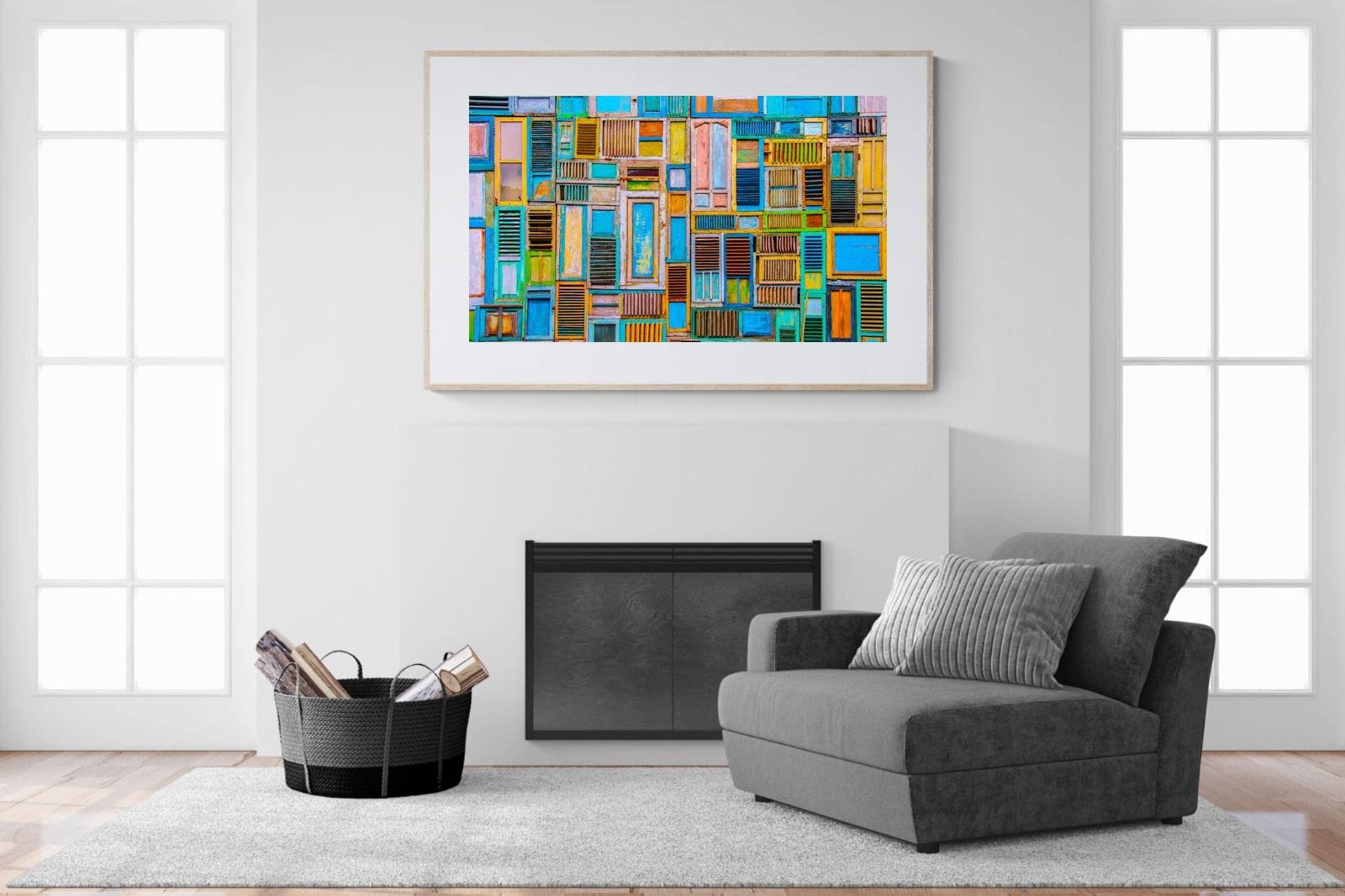 Shut the Door-Wall_Art-150 x 100cm-Framed Print-Wood-Pixalot