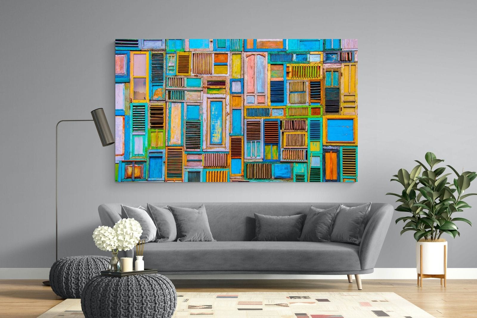 Shut the Door-Wall_Art-220 x 130cm-Mounted Canvas-No Frame-Pixalot