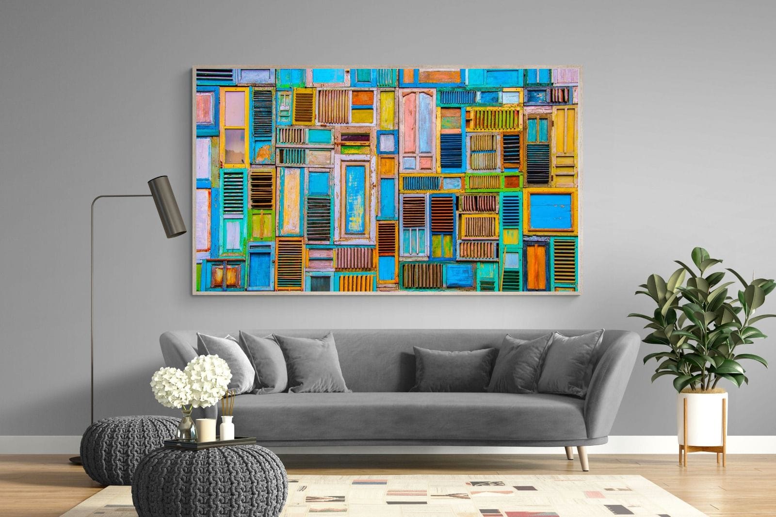 Shut the Door-Wall_Art-220 x 130cm-Mounted Canvas-Wood-Pixalot