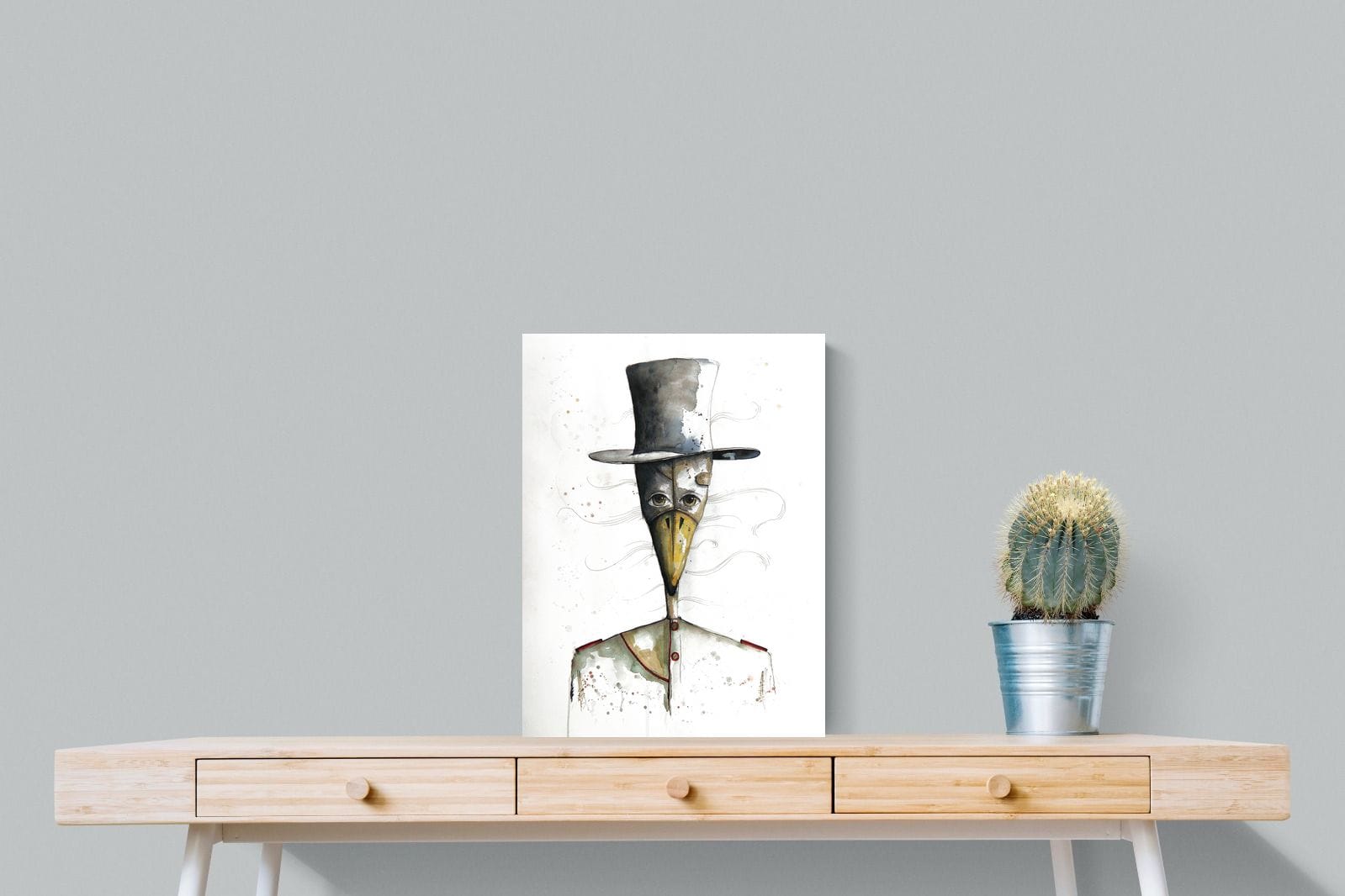 Sir Duck-Wall_Art-45 x 60cm-Mounted Canvas-No Frame-Pixalot