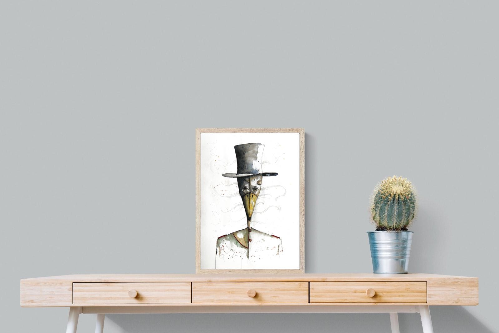 Sir Duck-Wall_Art-45 x 60cm-Mounted Canvas-Wood-Pixalot