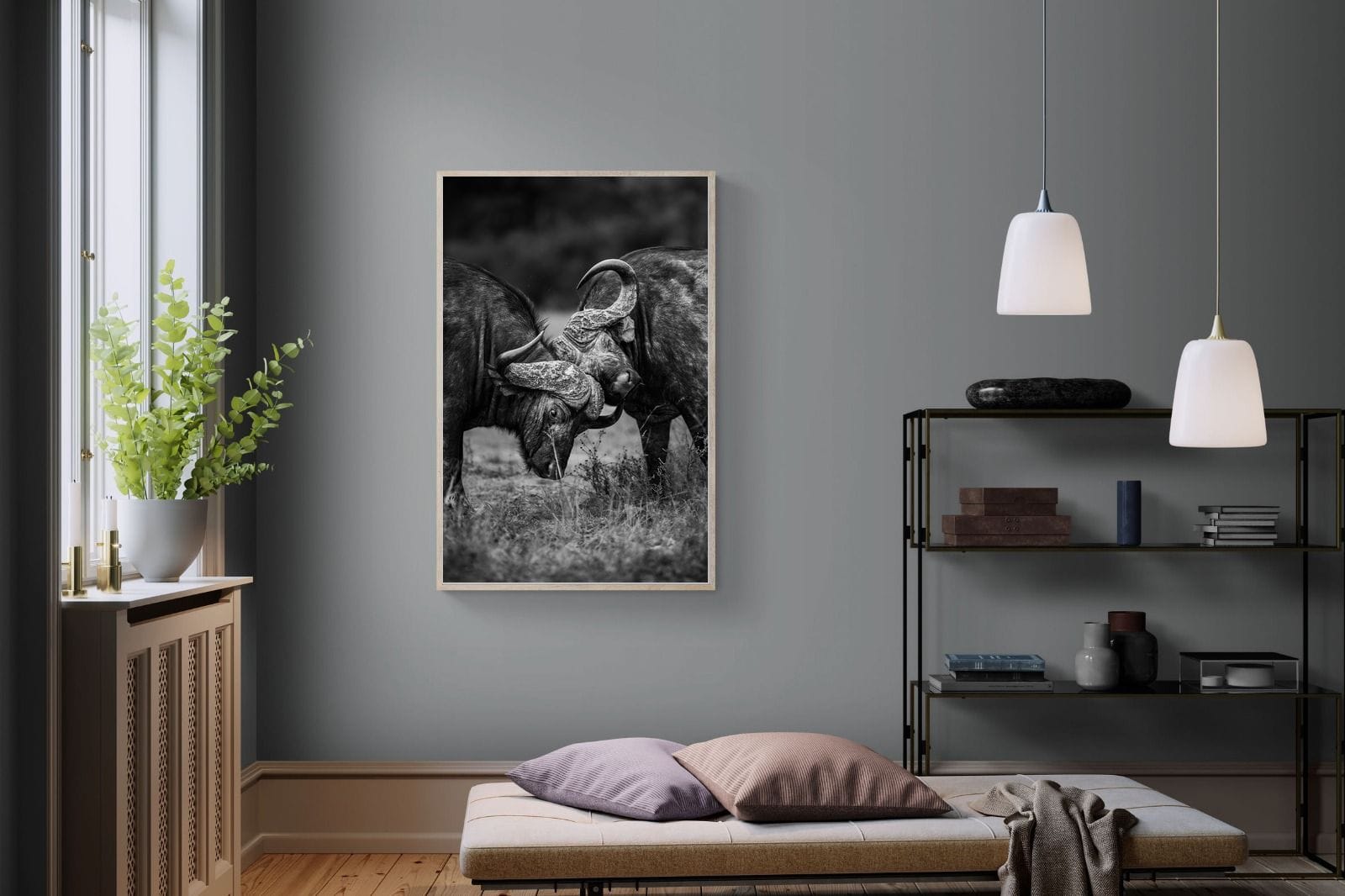 Sparring-Wall_Art-100 x 150cm-Mounted Canvas-Wood-Pixalot