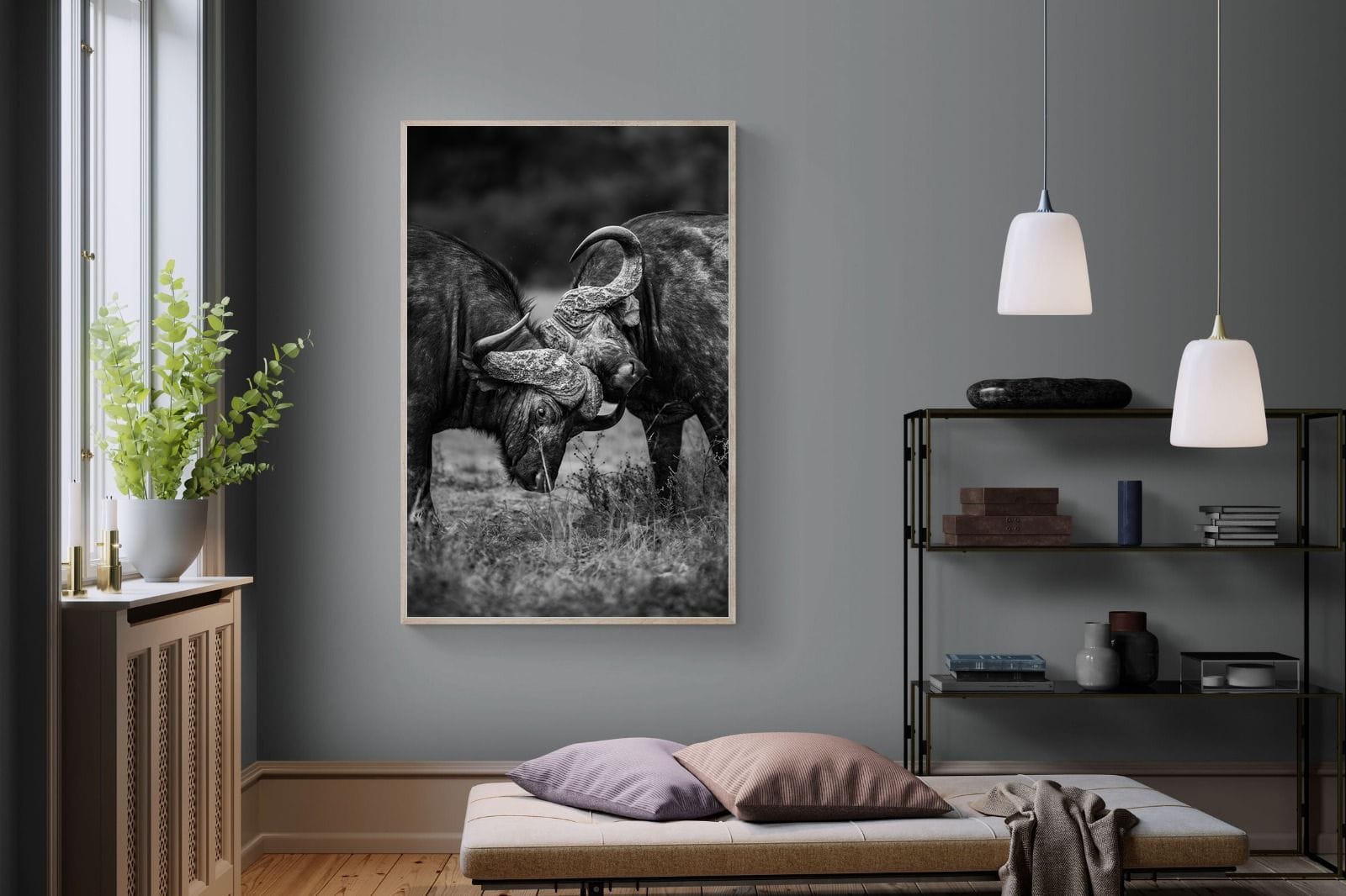 Sparring-Wall_Art-120 x 180cm-Mounted Canvas-Wood-Pixalot