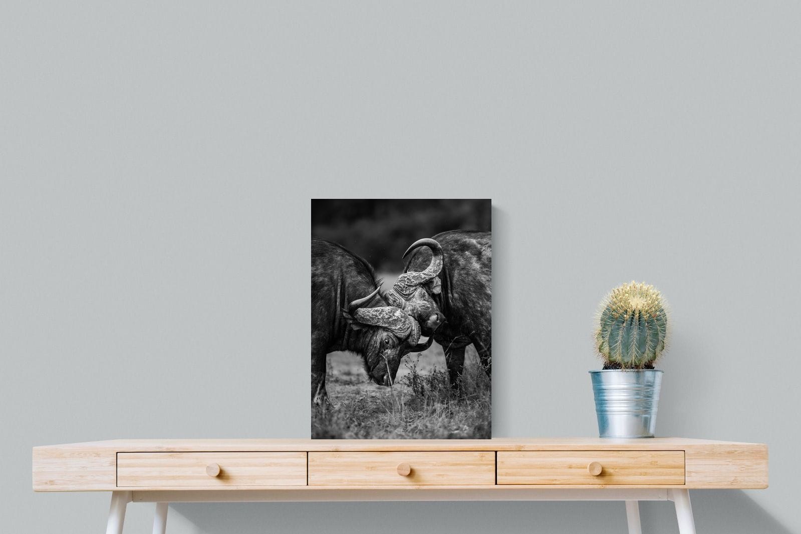 Sparring-Wall_Art-45 x 60cm-Mounted Canvas-No Frame-Pixalot