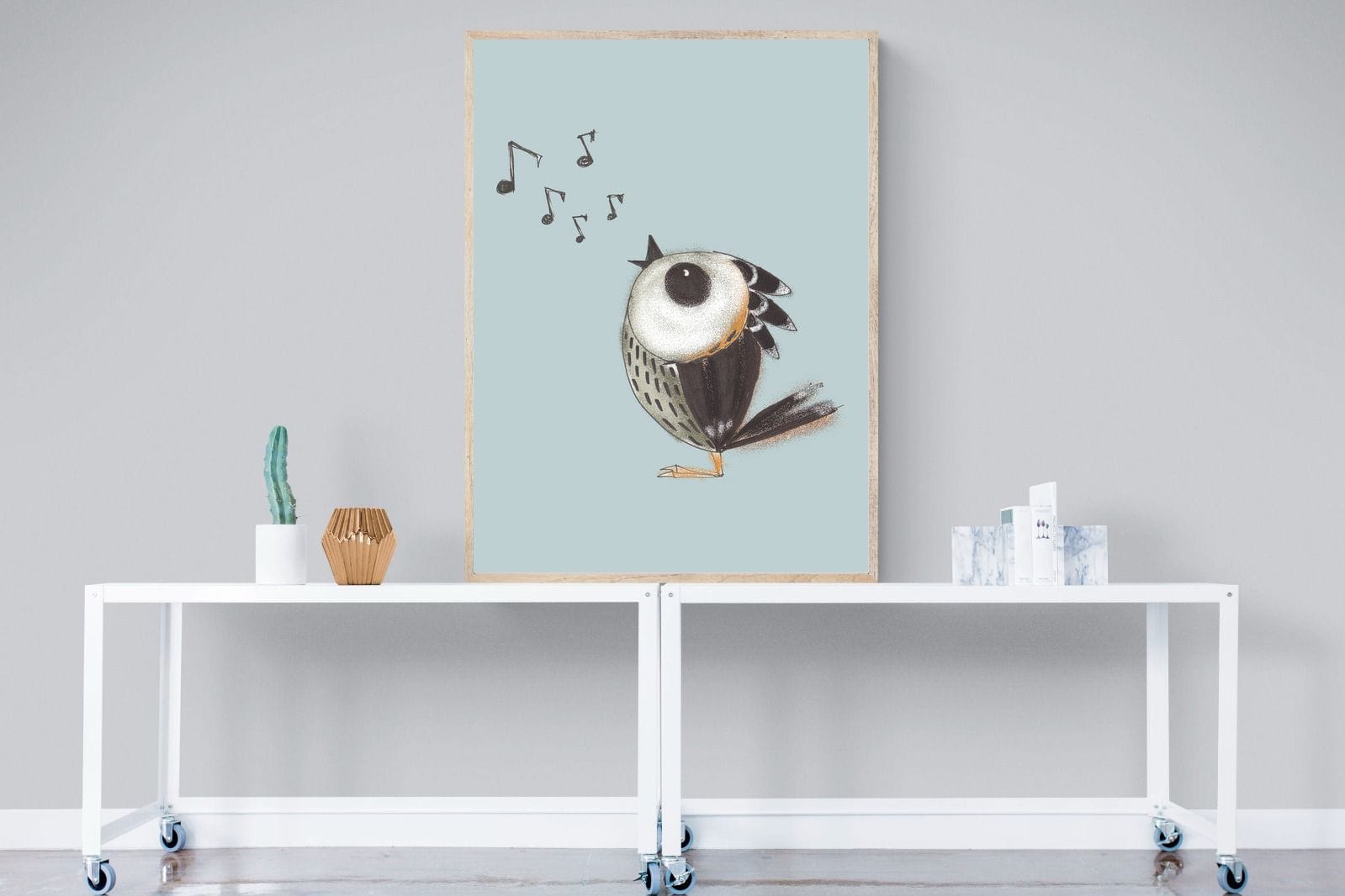 Sparrow Song-Wall_Art-90 x 120cm-Mounted Canvas-Wood-Pixalot