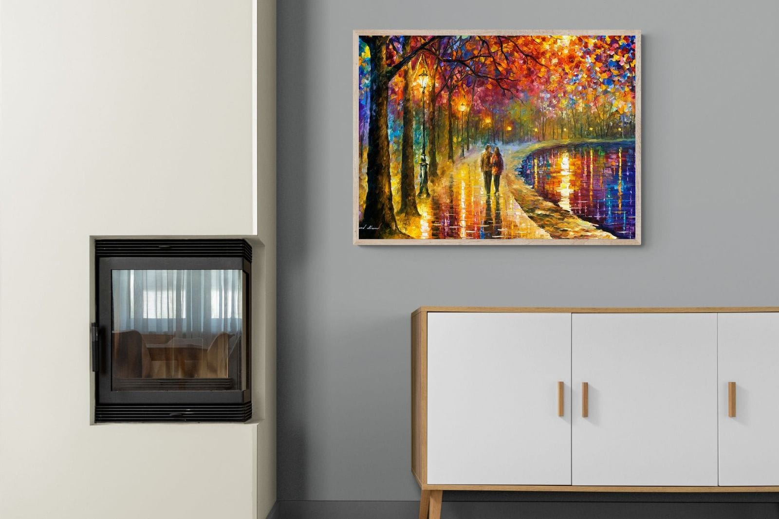 Spirits By The Lake-Wall_Art-100 x 75cm-Mounted Canvas-Wood-Pixalot