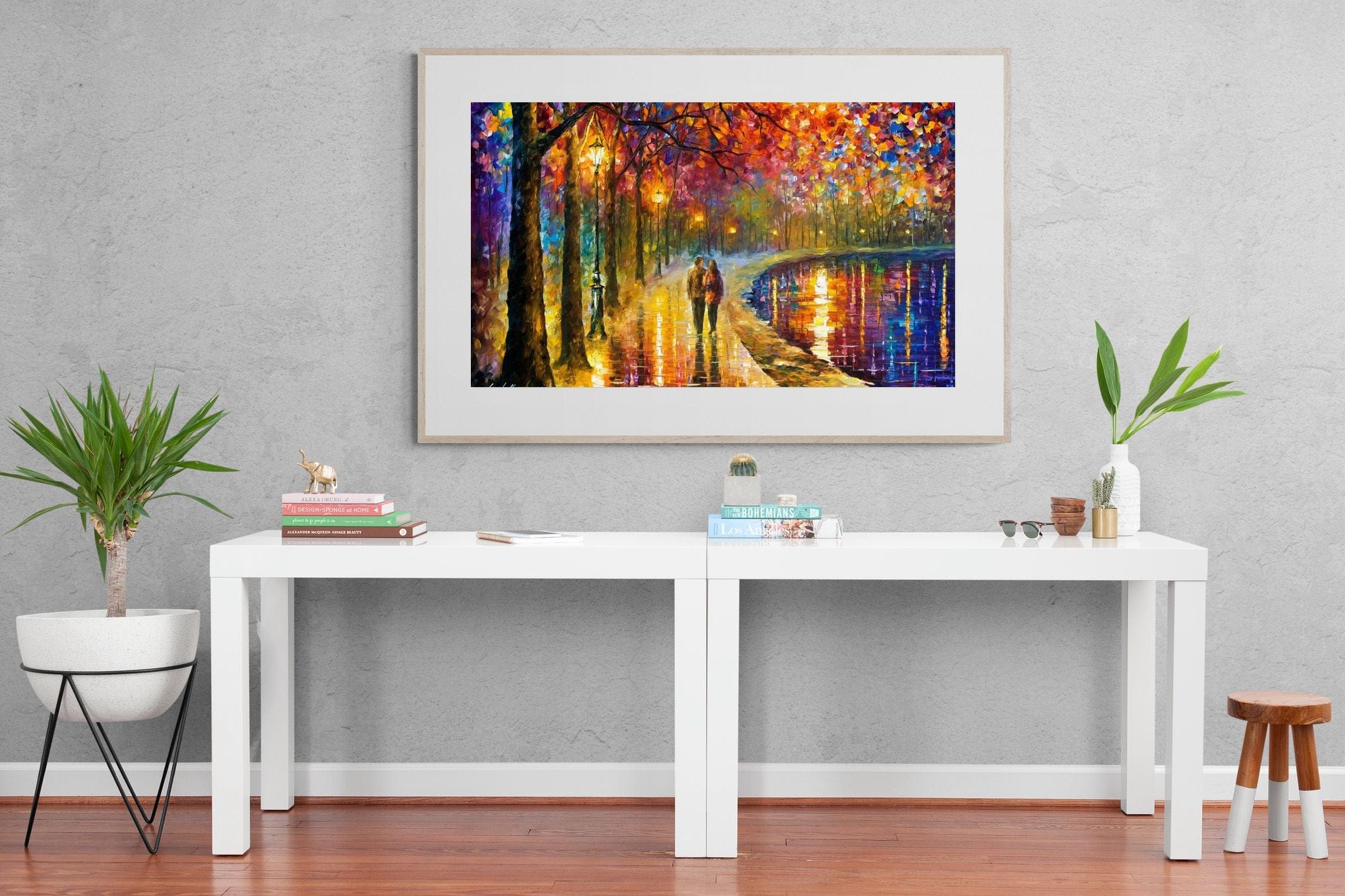 Spirits By The Lake-Wall_Art-150 x 100cm-Framed Print-Wood-Pixalot