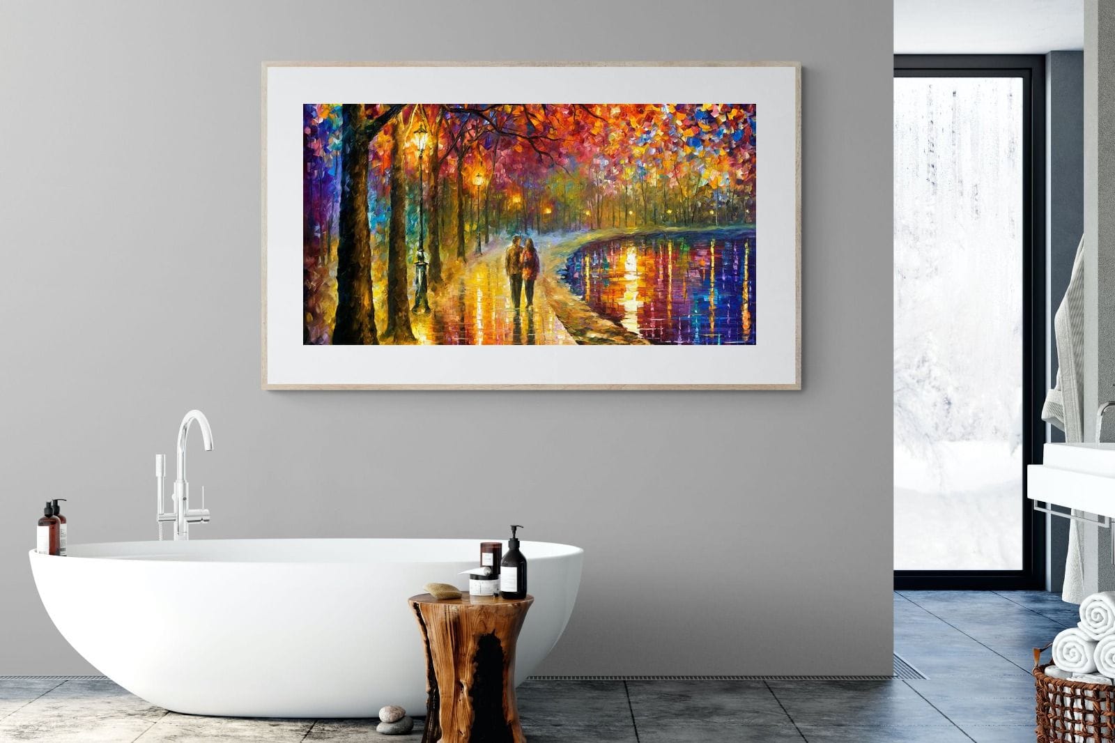 Spirits By The Lake-Wall_Art-180 x 110cm-Framed Print-Wood-Pixalot