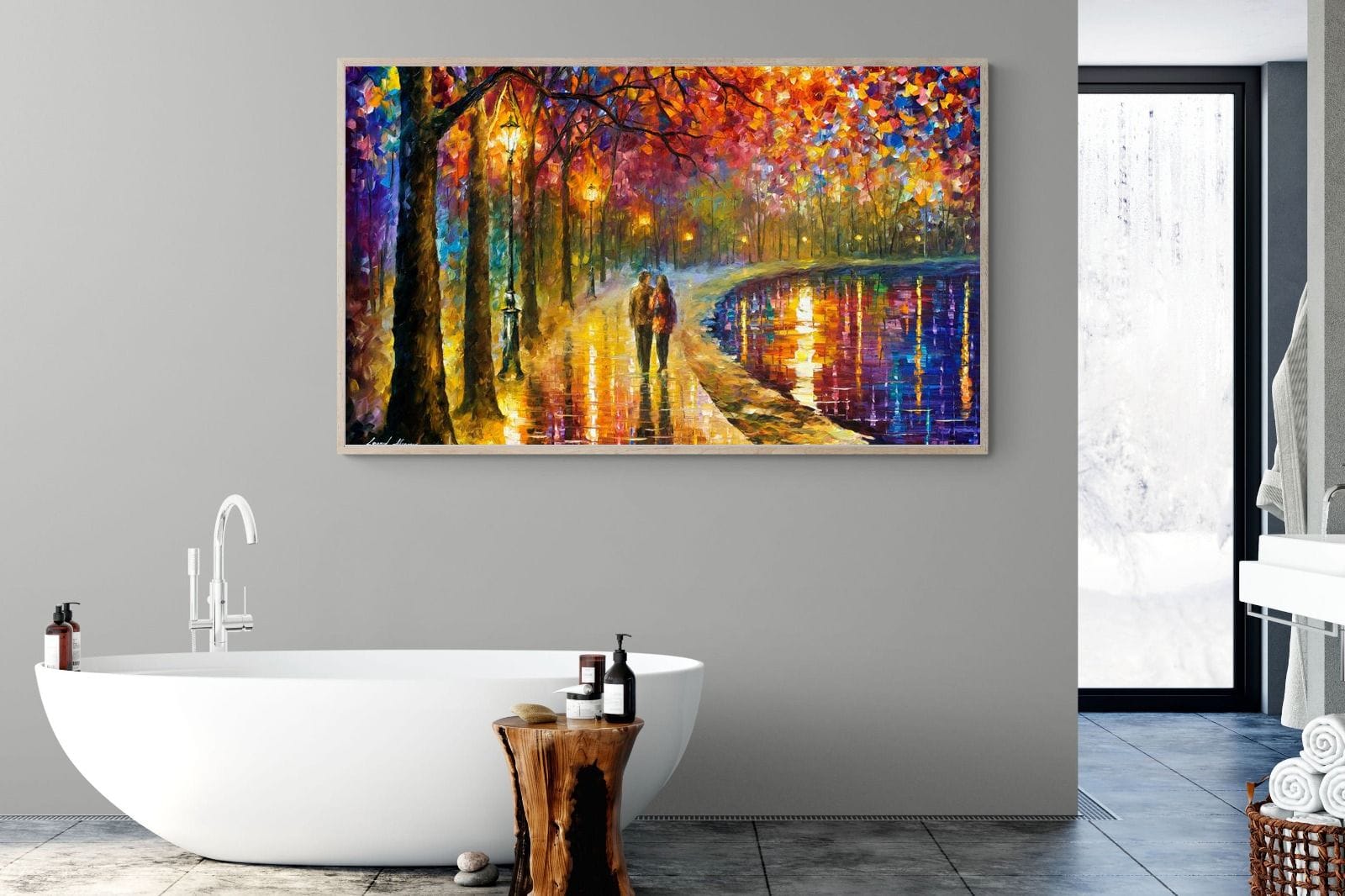 Spirits By The Lake-Wall_Art-180 x 110cm-Mounted Canvas-Wood-Pixalot
