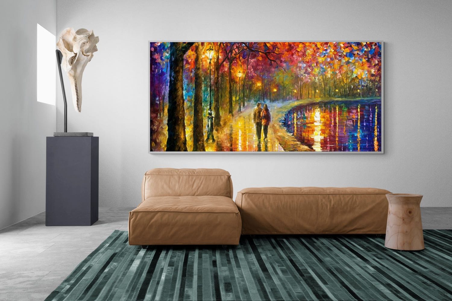 Spirits By The Lake-Wall_Art-275 x 130cm-Mounted Canvas-White-Pixalot