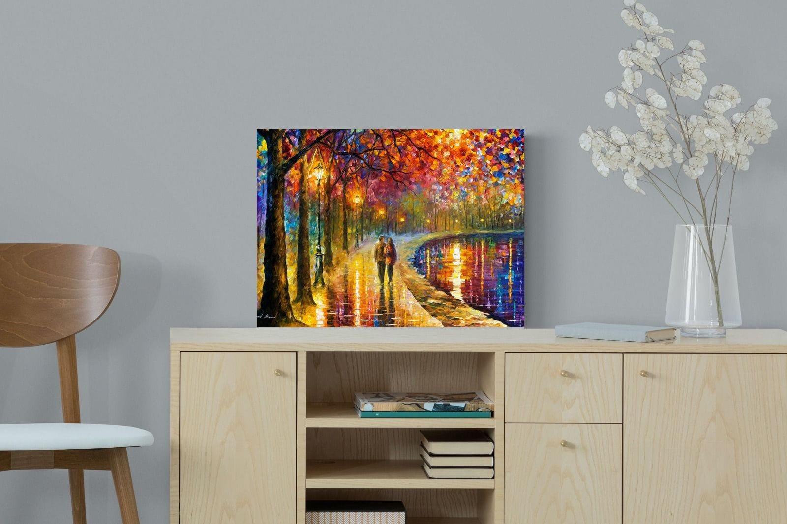 Spirits By The Lake-Wall_Art-60 x 45cm-Mounted Canvas-No Frame-Pixalot