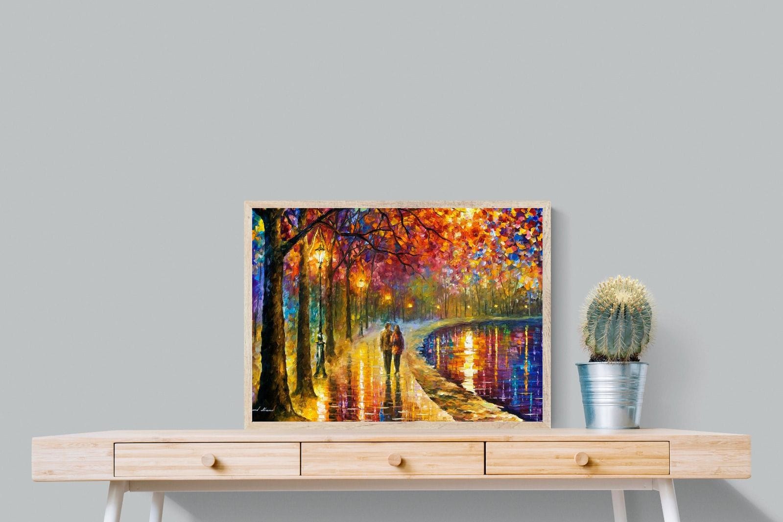 Spirits By The Lake-Wall_Art-80 x 60cm-Mounted Canvas-Wood-Pixalot